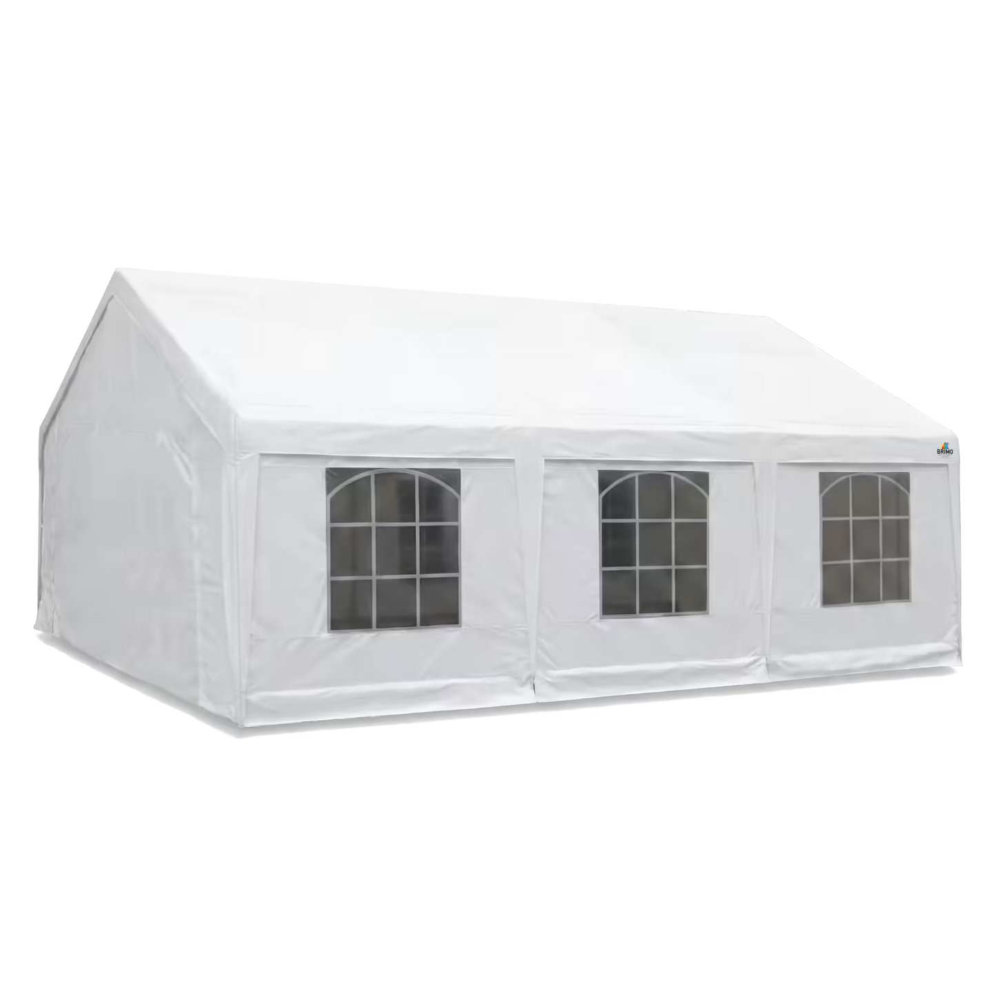 BRIMO Partyzelt 5x6m PVC Weiß