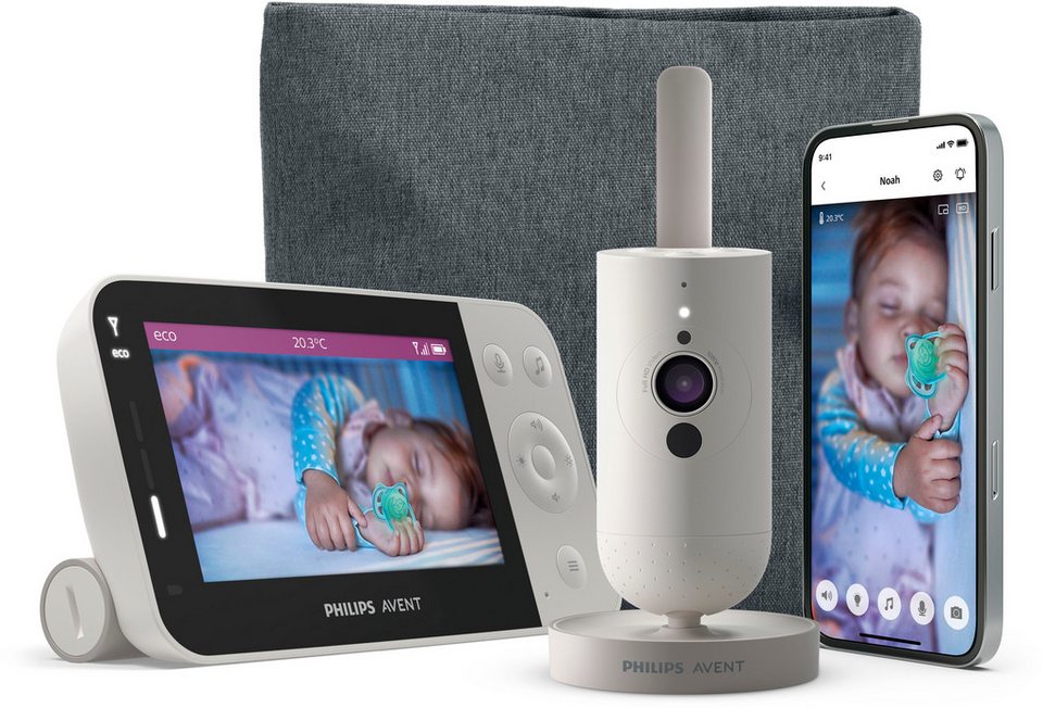 Philips AVENT SCD953/26 Video-Babyphone Full-HD 400m Weiß