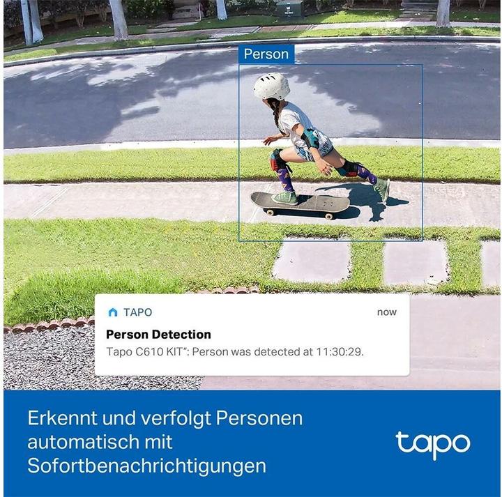 TP-Link Tapo C610 KIT Überwachungskamera 2304x1296 Weiß