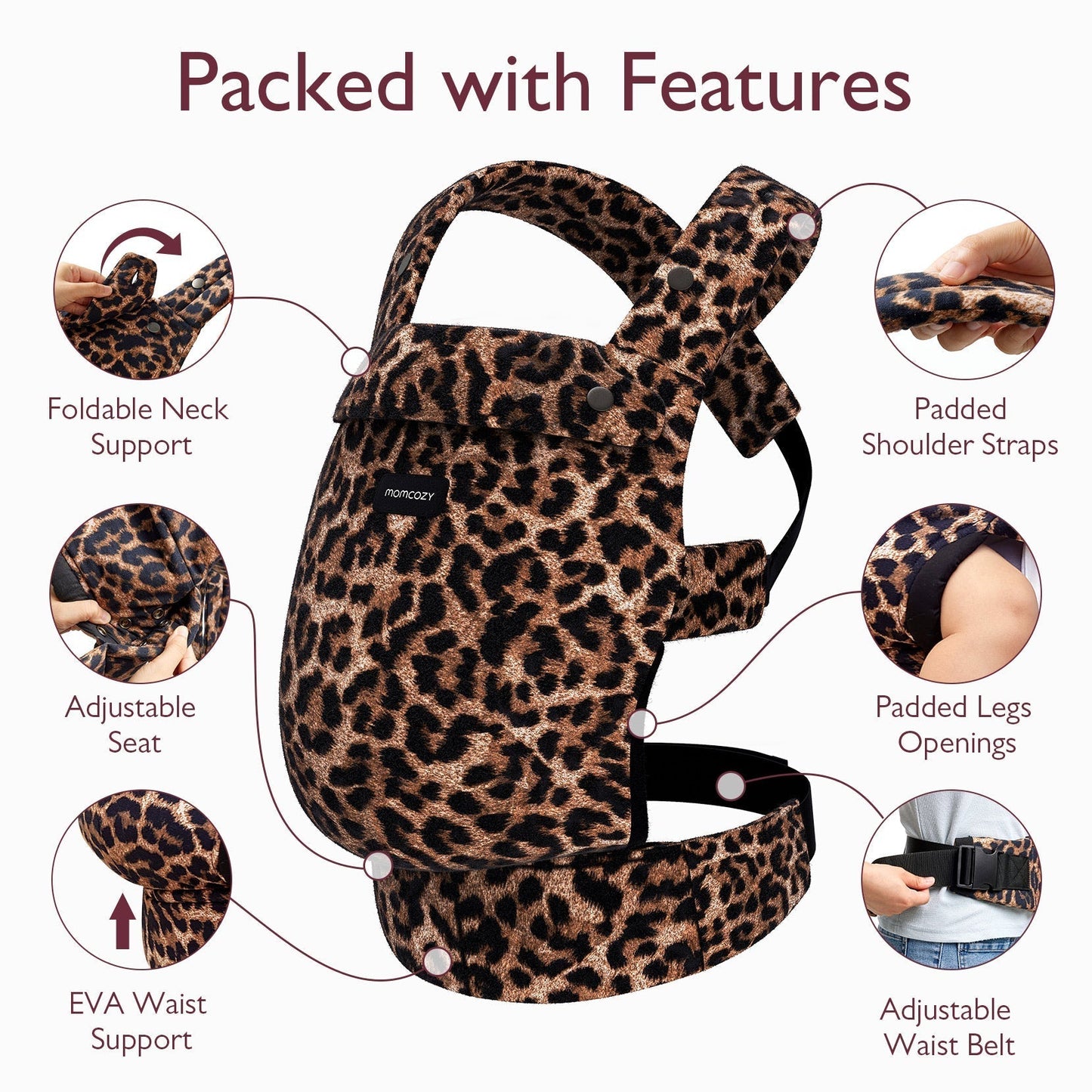 Momcozy PureHug Ergonomische Babytrage