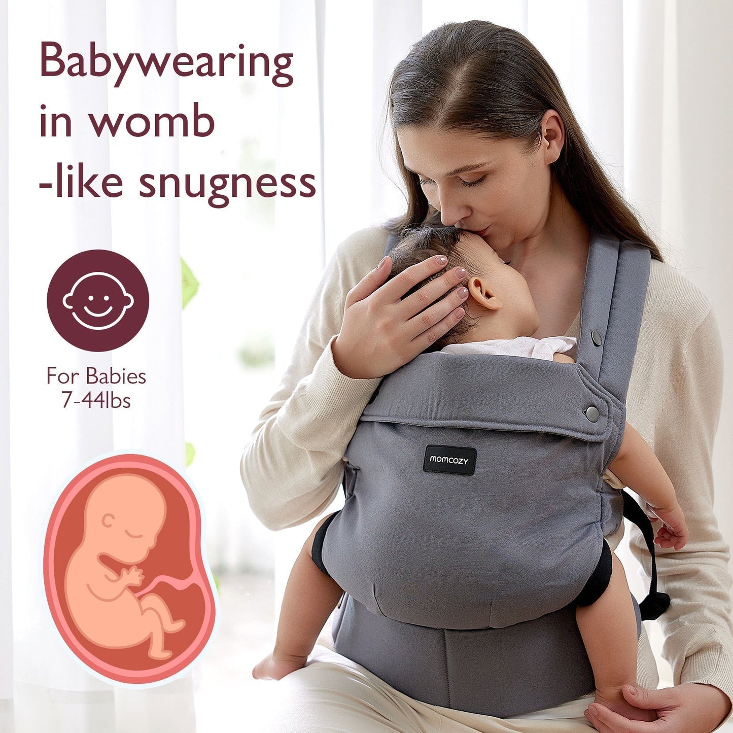 Momcozy PureHug Ergonomische Babytrage