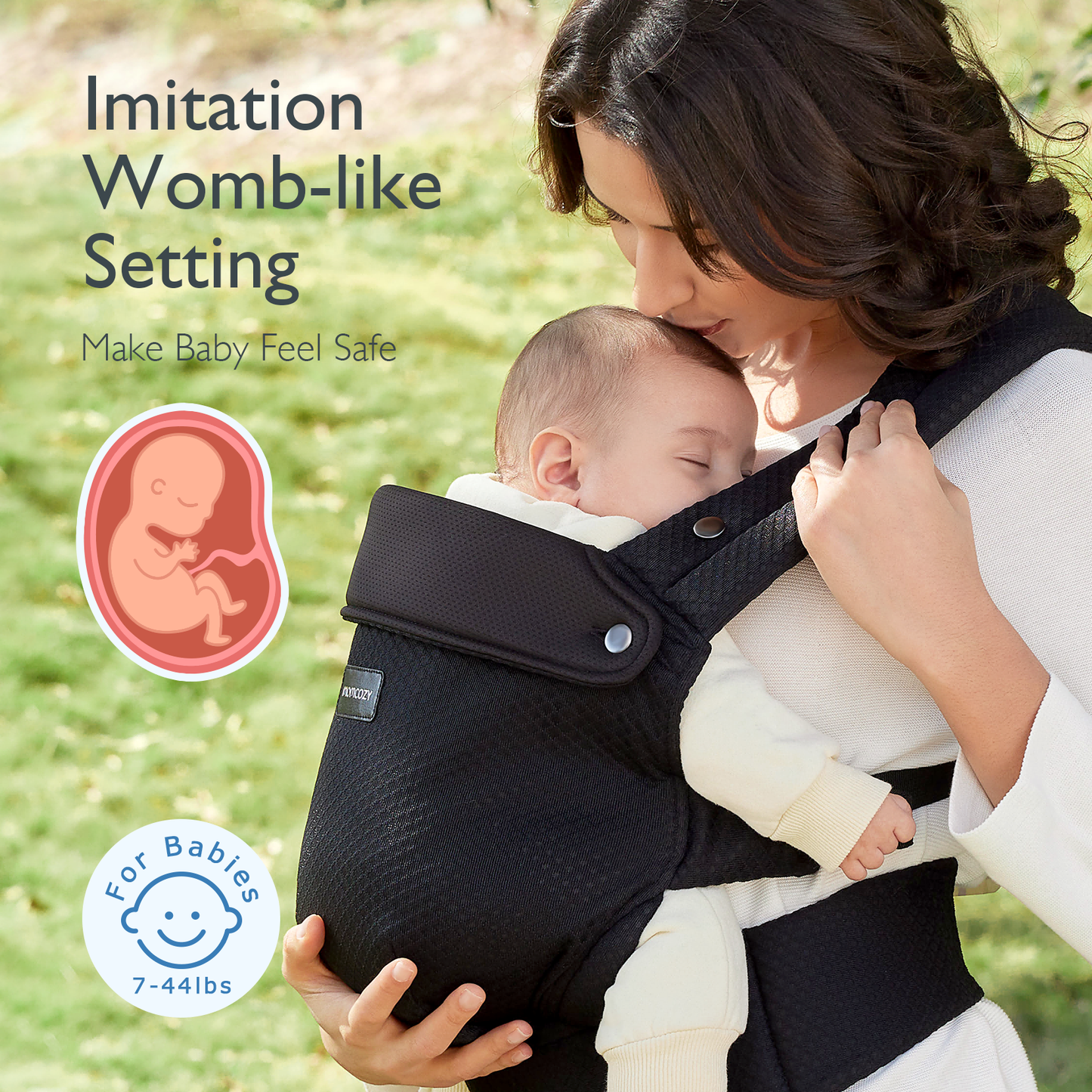 Momcozy PureHug Ergonomische Babytrage