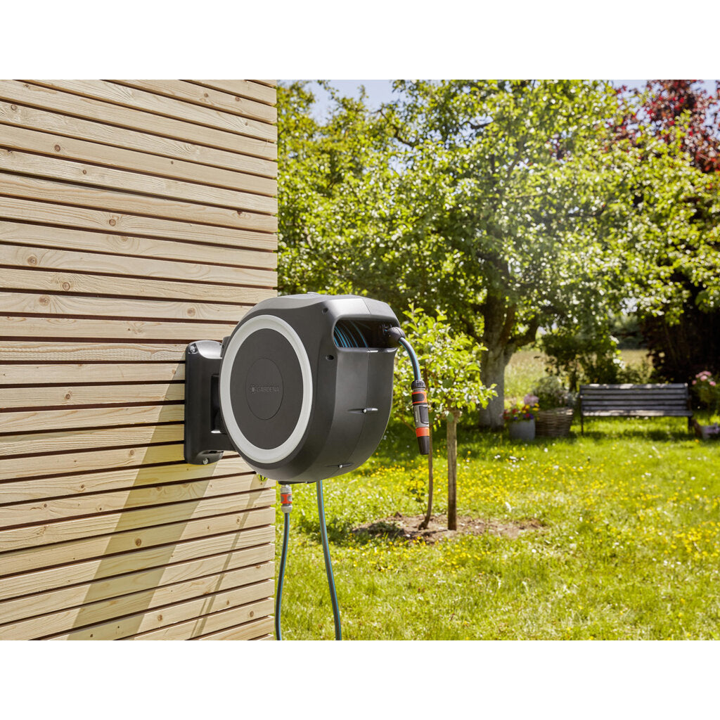 Gardena 18627-20 Wand-Schlauchbox RollUp L 30m Weiß