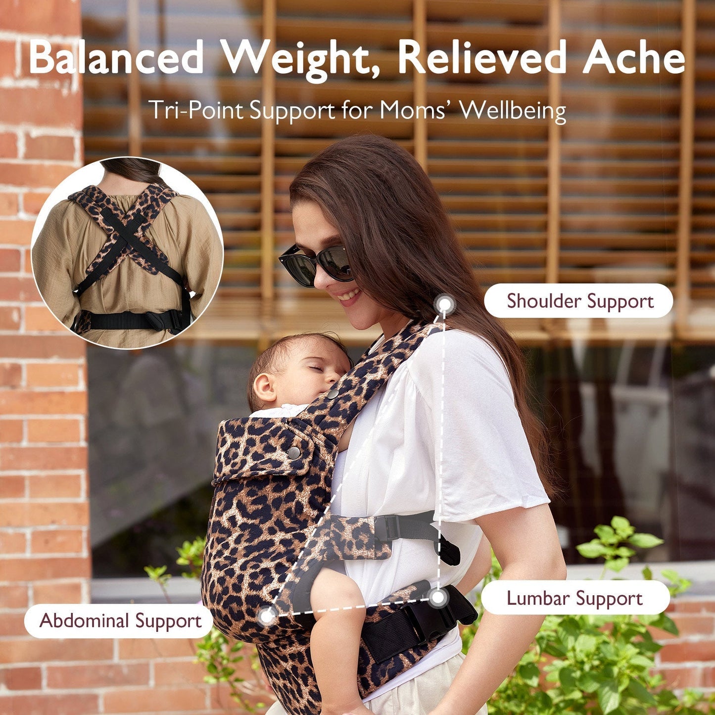 Momcozy PureHug Ergonomische Babytrage