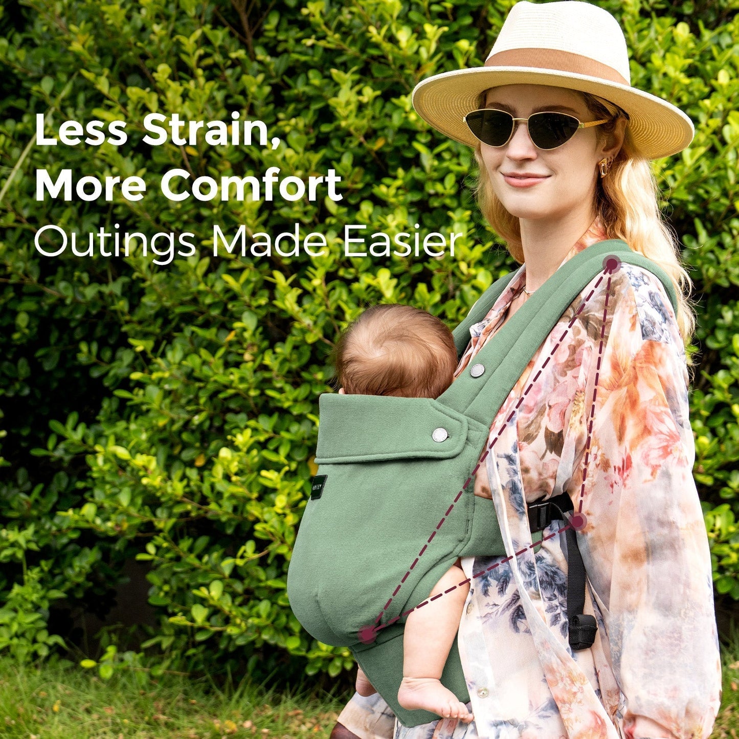 Momcozy PureHug Ergonomische Babytrage