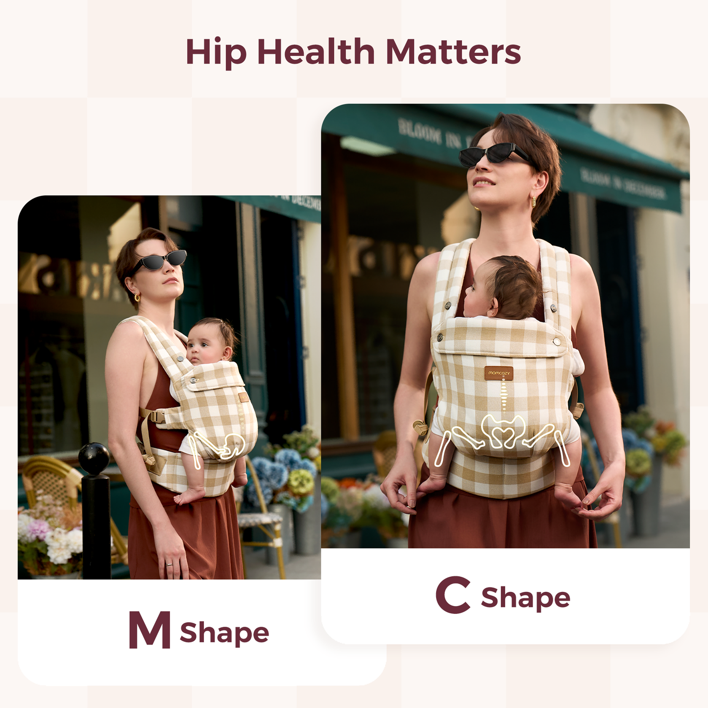 Momcozy PureHug Ergonomische Babytrage