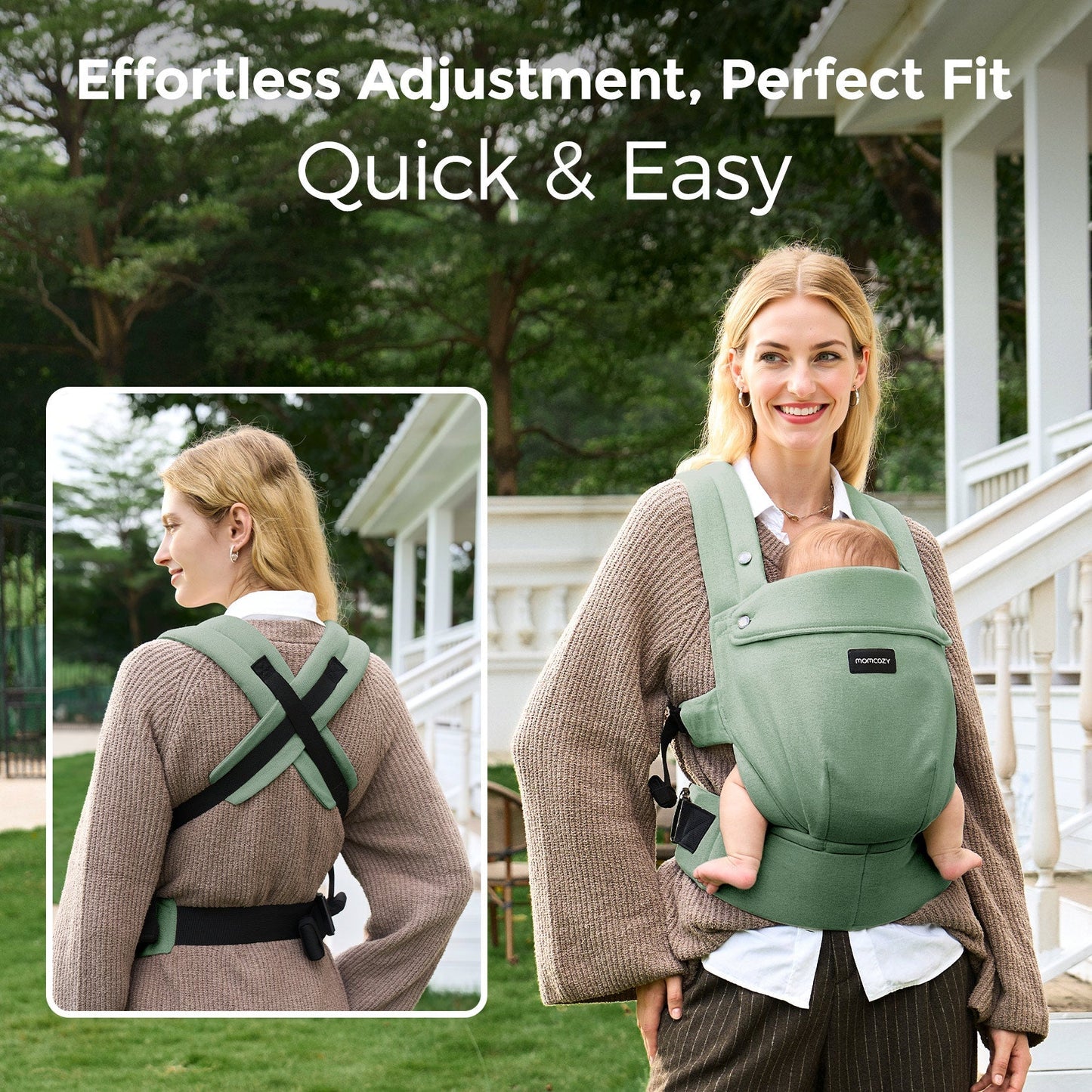 Momcozy PureHug Ergonomische Babytrage