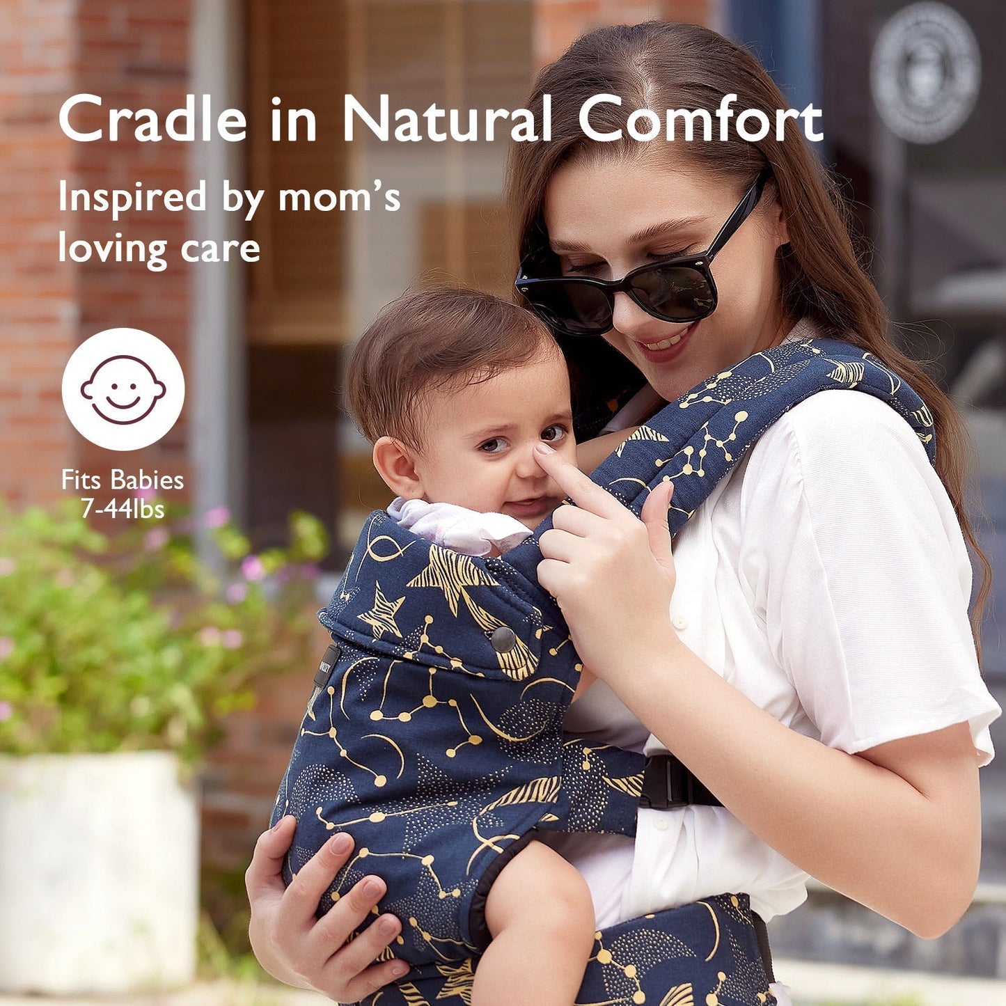 Momcozy PureHug Ergonomische Babytrage