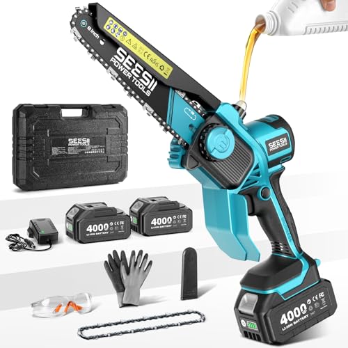 Seesii CH610+ Akku-Kettensäge M6 Pro 900W 6 Zoll
