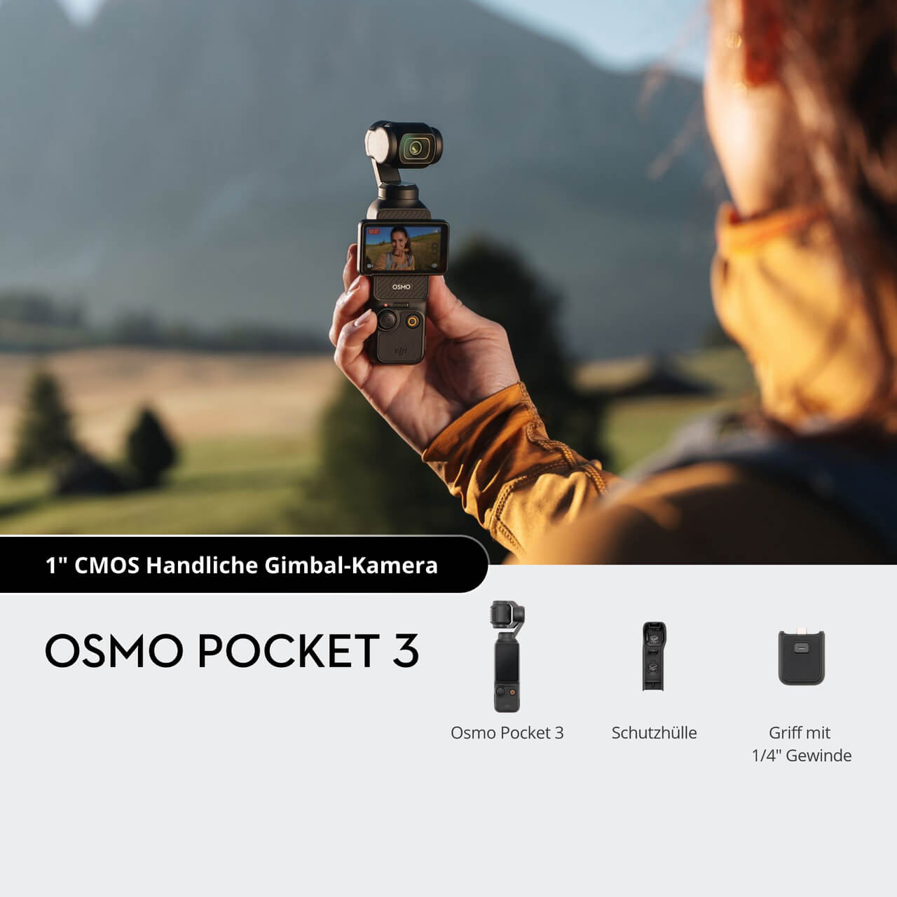 DJI Osmo Pocket 3 Gimbal-Kamera