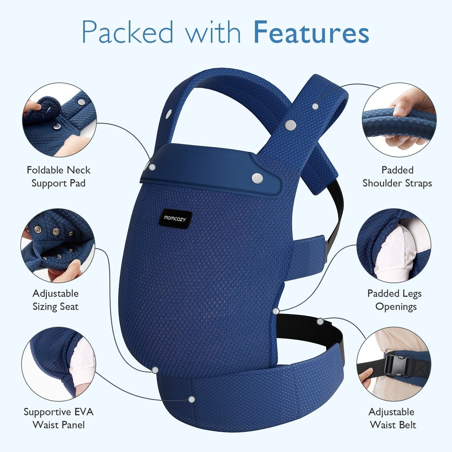 Momcozy PureHug Ergonomische Babytrage