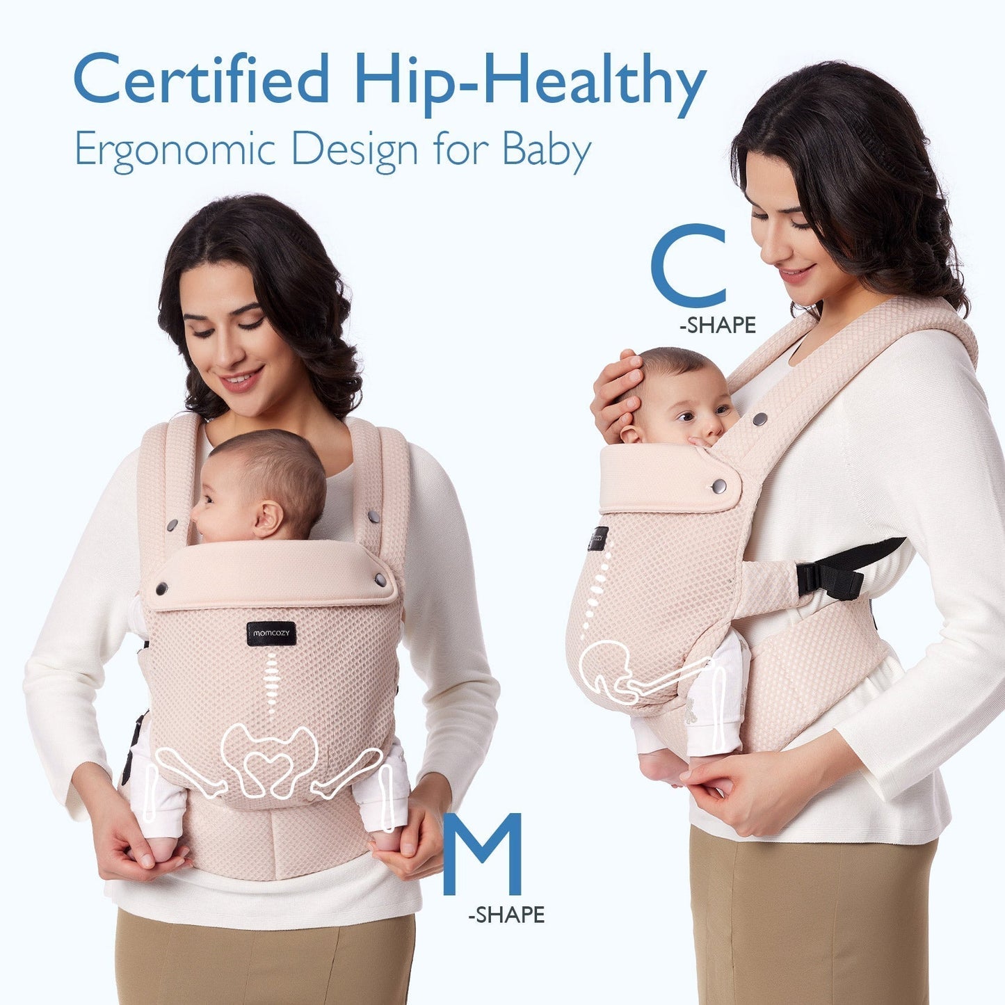 Momcozy PureHug Ergonomische Babytrage
