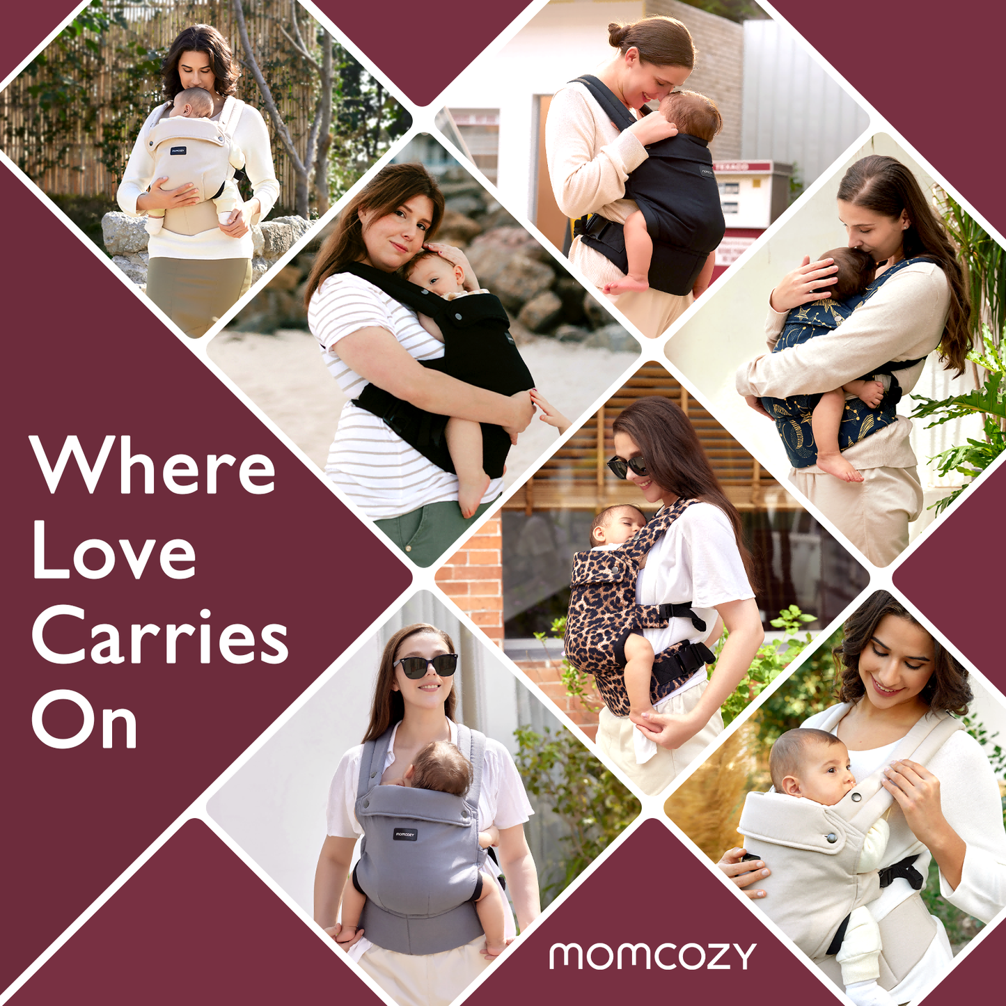 Momcozy PureHug Ergonomische Babytrage