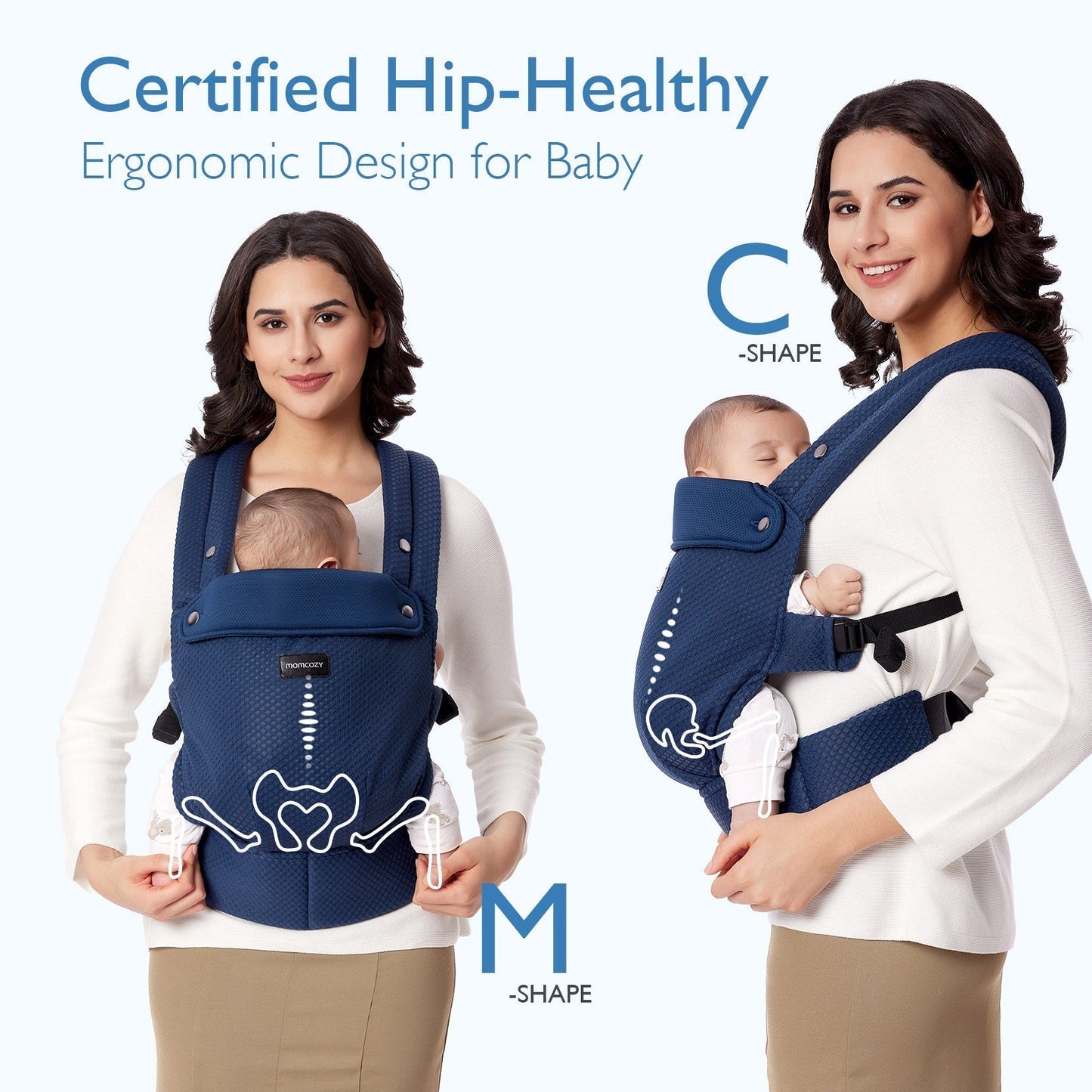 Momcozy PureHug Ergonomische Babytrage