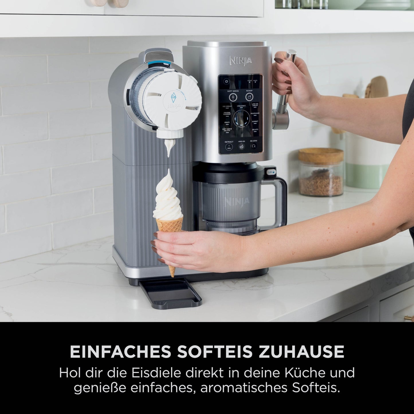 Ninja CREAMi Scoop & Swirl NC701EU Eismaschine 0,48 L