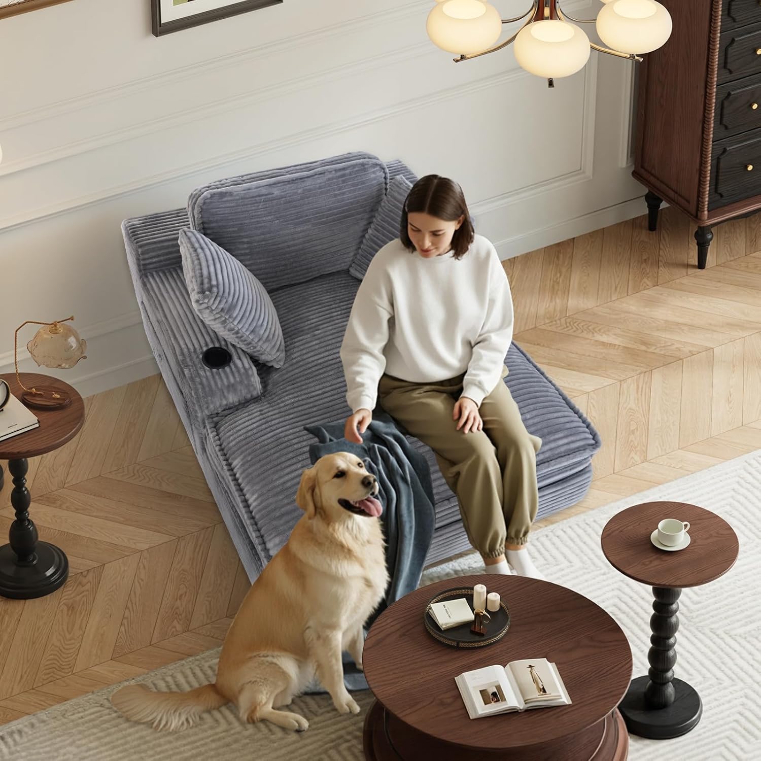 MALOL Schlafsofa, Boneless Sofas & Couches, Schlafcouch mit Schlaffunktion, Couch mit Chaiselongue, 3 Kissen, Bequeme Sofa Couch für Schlafzimmer & Wohnzimmer, Grau, 170cm * 133cm * 66cm, Grau