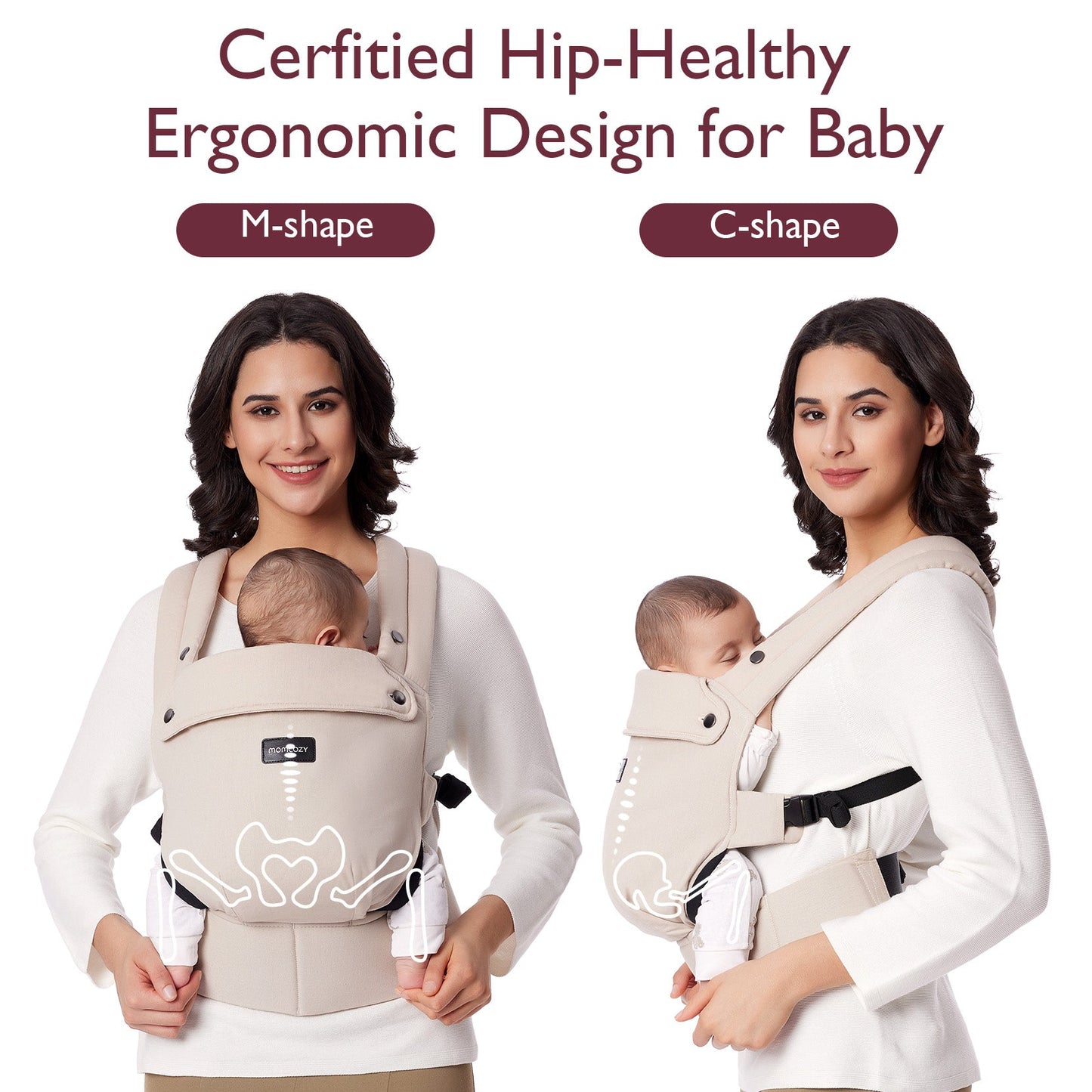 Momcozy PureHug Ergonomische Babytrage