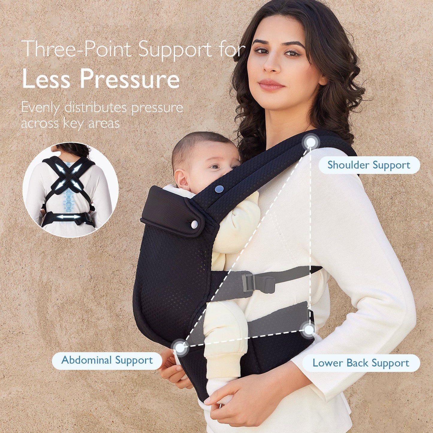 Momcozy PureHug Ergonomische Babytrage