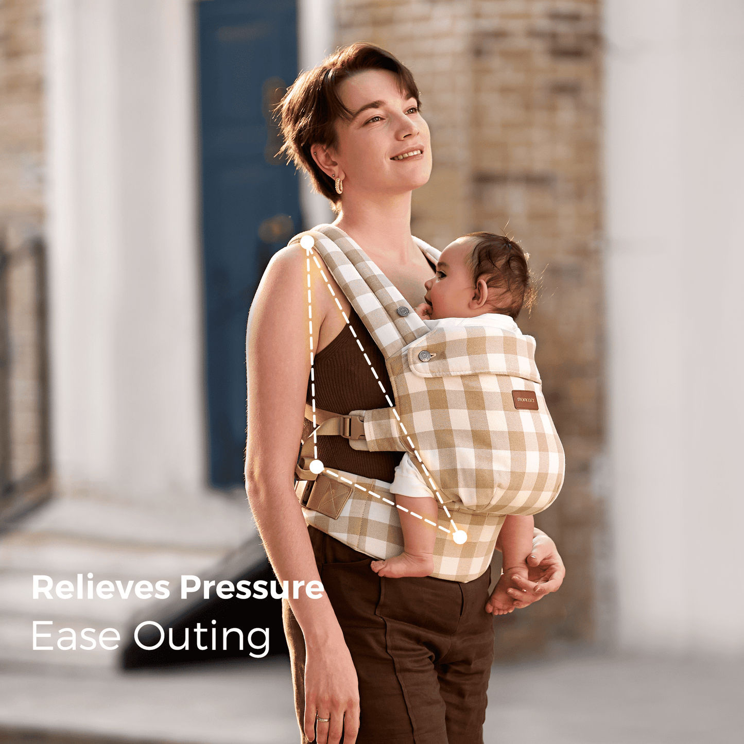 Momcozy PureHug Ergonomische Babytrage