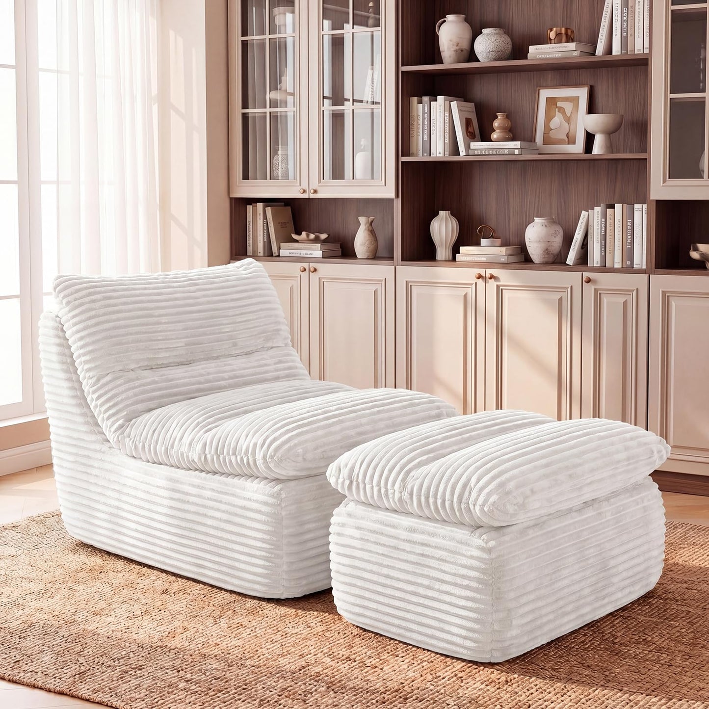 MALOL Schlafsofa, Boneless Sofas & Couches, Schlafcouch mit Schlaffunktion, Couch mit Chaiselongue, 3 Kissen, Bequeme Sofa Couch für Schlafzimmer & Wohnzimmer, Grau, 170cm * 133cm * 66cm, Grau