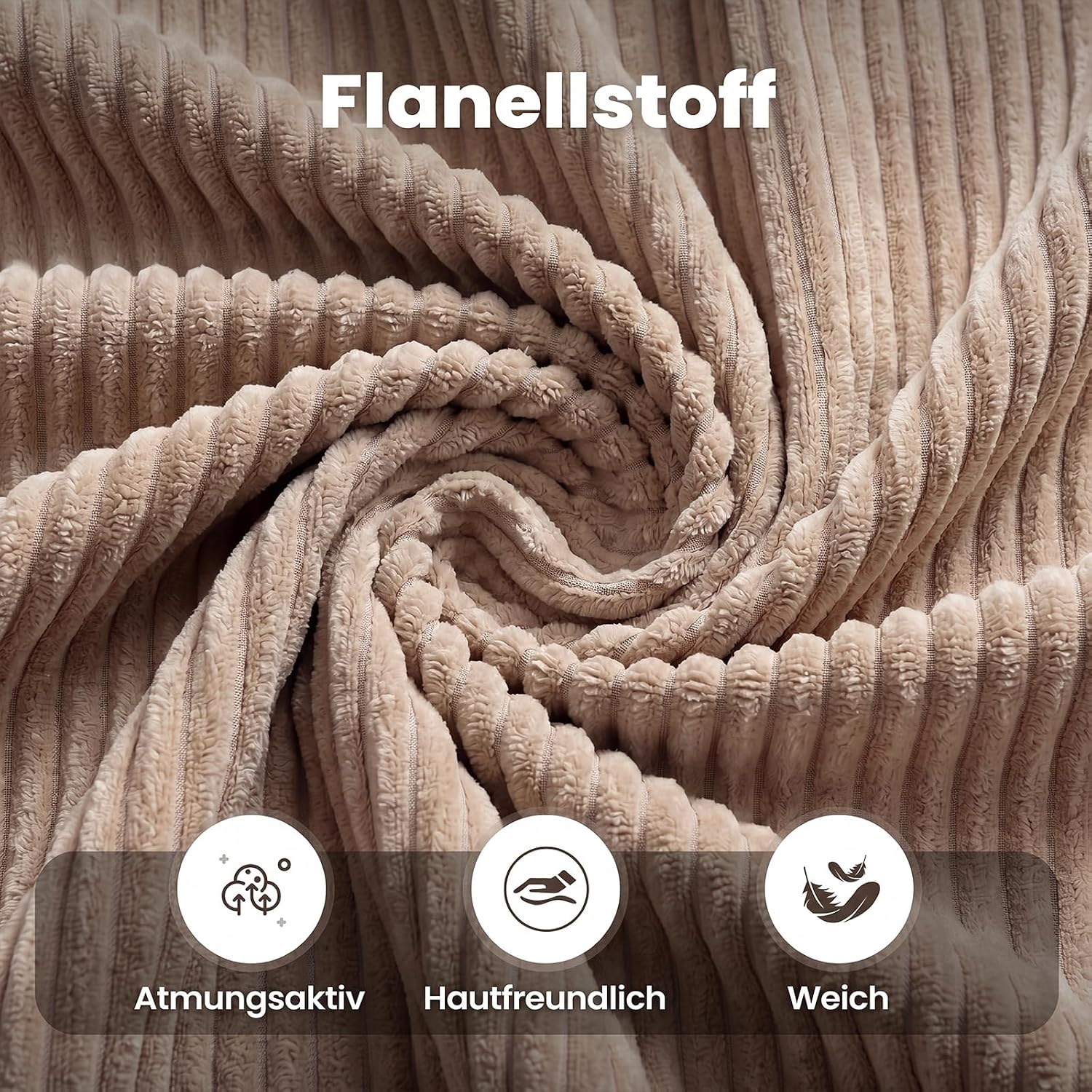 MALOL Schlafsofa, Boneless Sofas & Couches, Schlafcouch mit Schlaffunktion, Couch mit Chaiselongue, 3 Kissen, Bequeme Sofa Couch für Schlafzimmer & Wohnzimmer, Grau, 170cm * 133cm * 66cm, Kamel