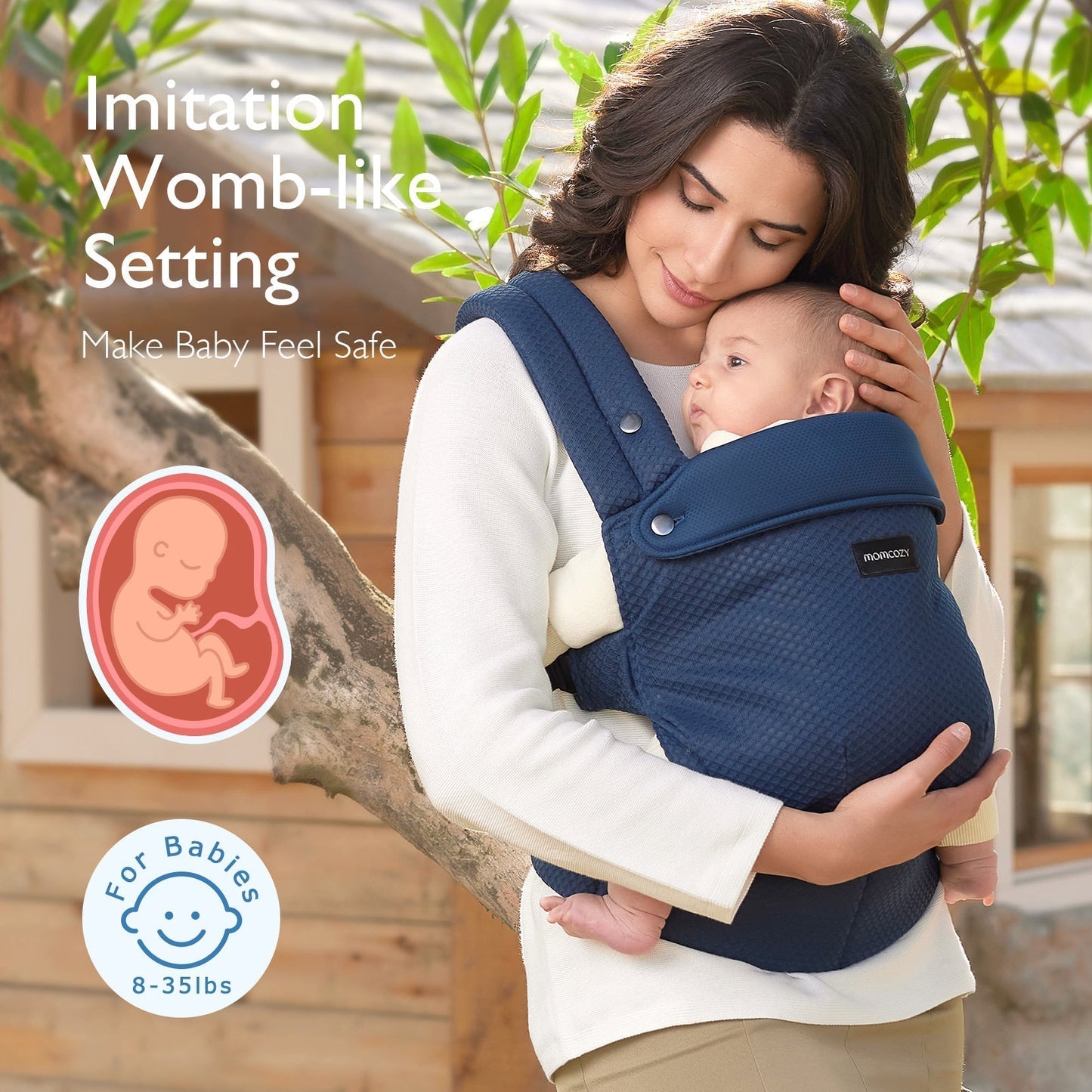 Momcozy PureHug Ergonomische Babytrage
