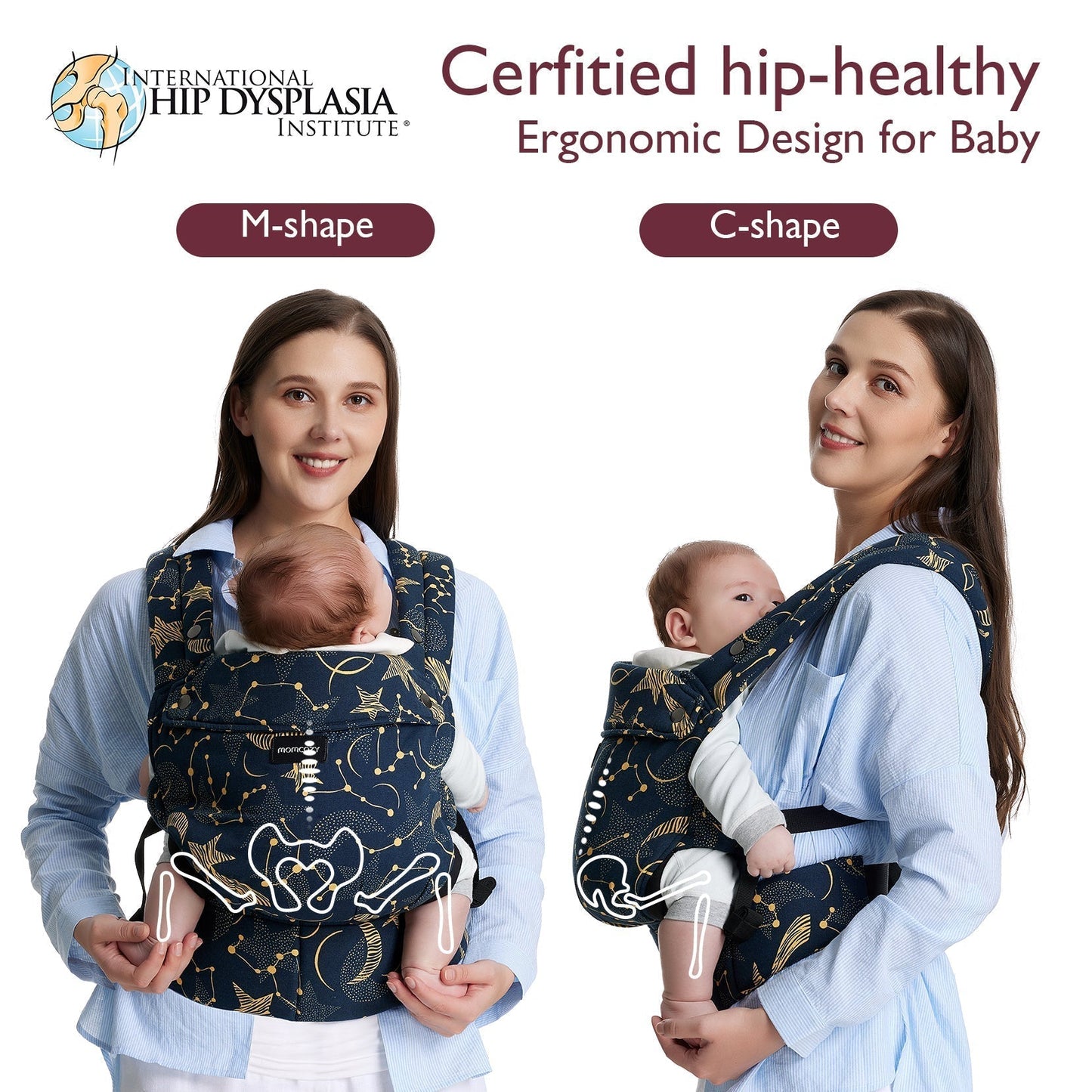 Momcozy PureHug Ergonomische Babytrage