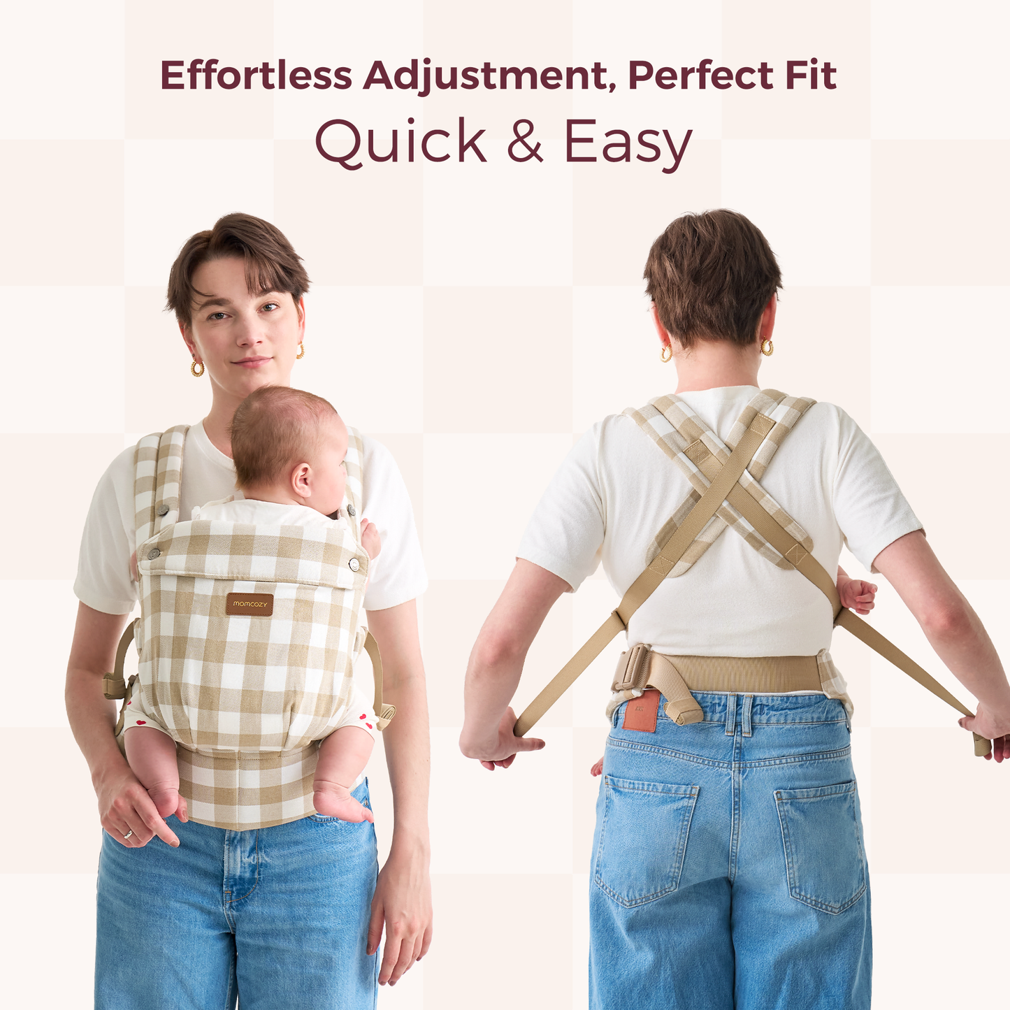 Momcozy PureHug Ergonomische Babytrage