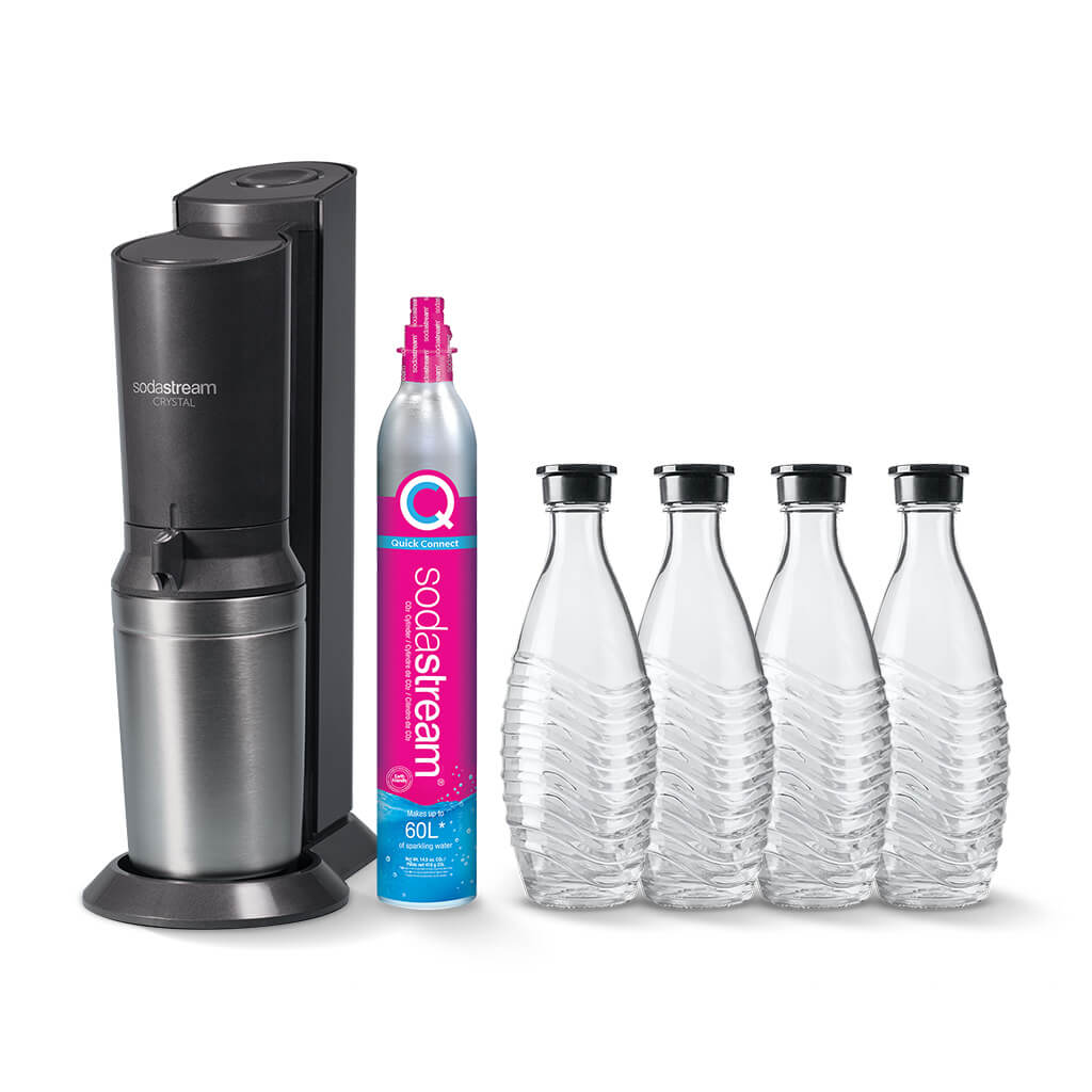 SodaStream CRYSTAL 3.0 Wassersprudler Schwarz