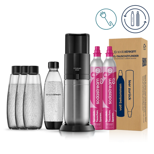 SodaStream Upgrader Sprudelpack Wassersprudler Zubehör Set Schwarz