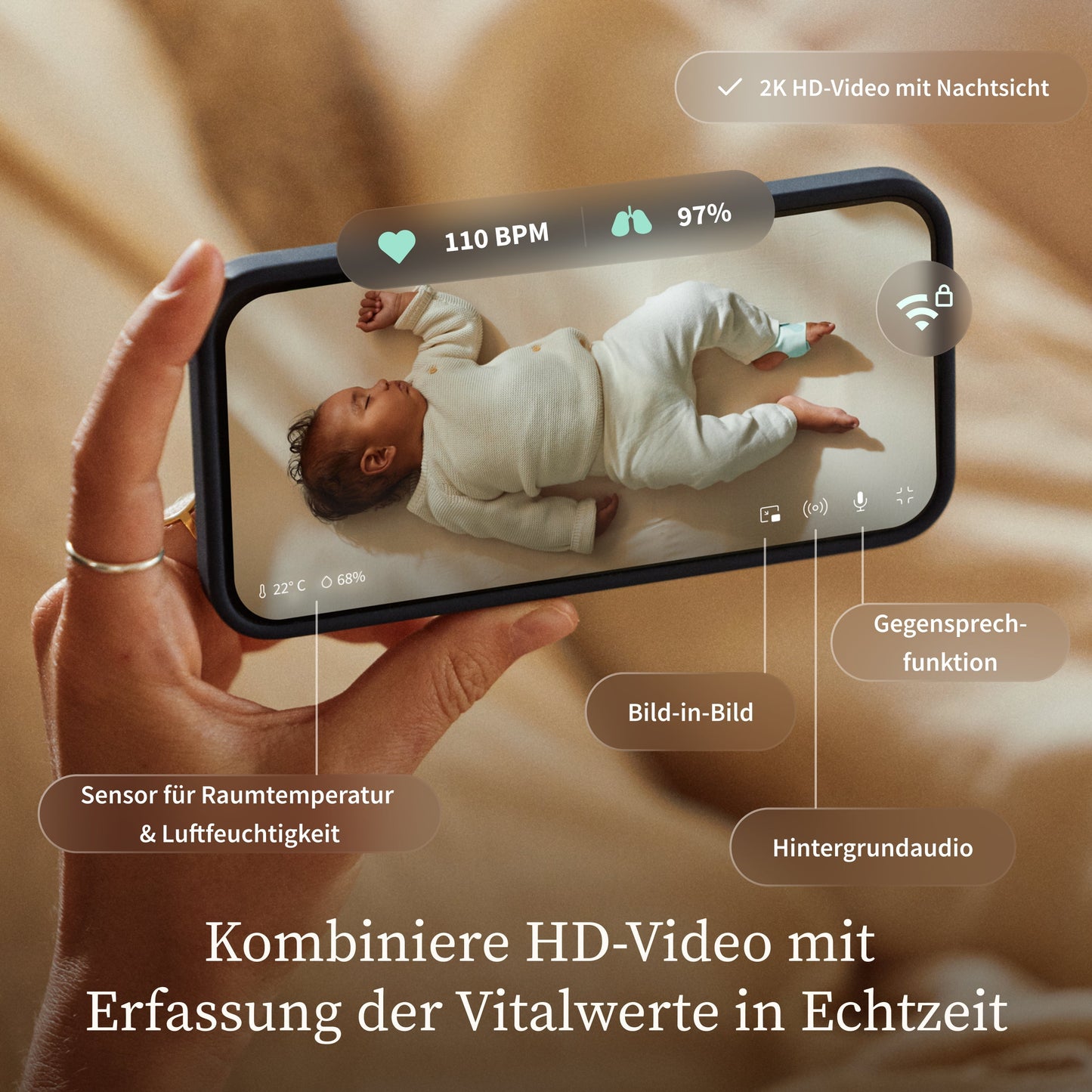 Owlet Dream Duo Smart Babyphone mit Kamera