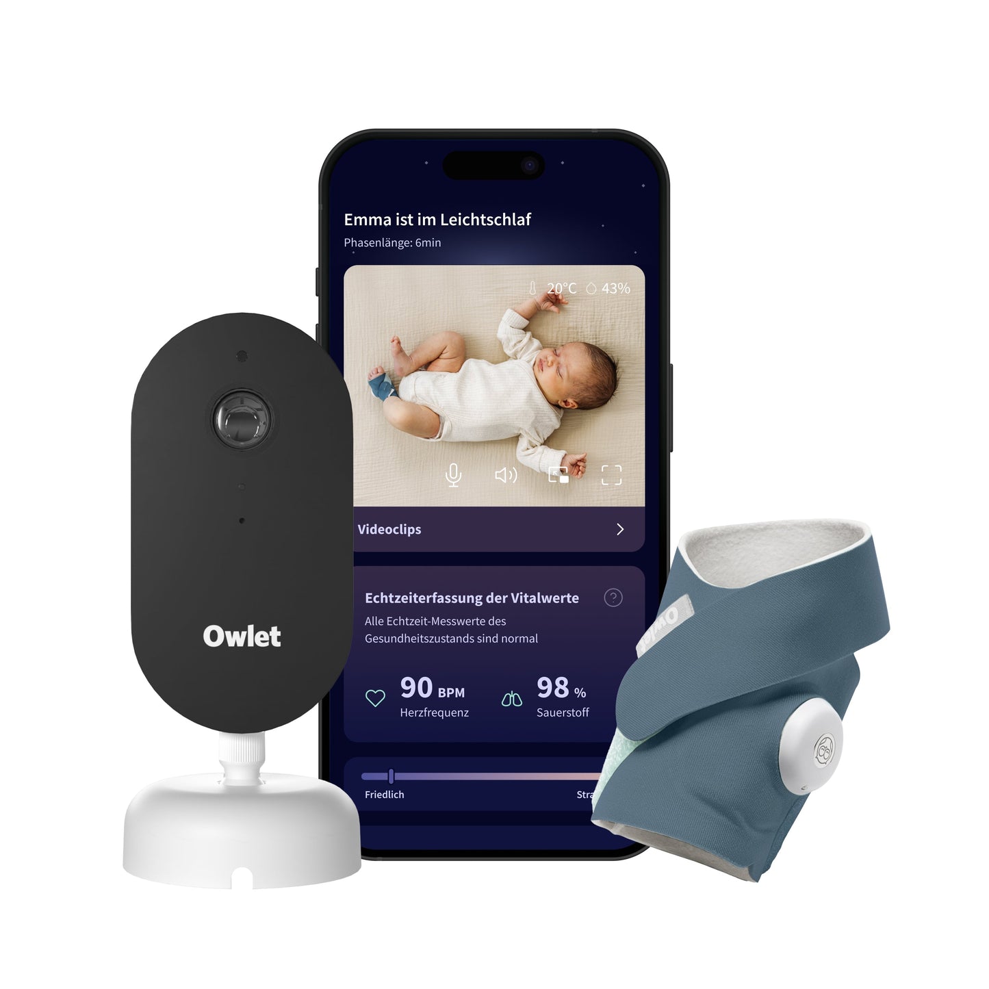 Owlet Dream Duo Smart Babyphone mit Kamera