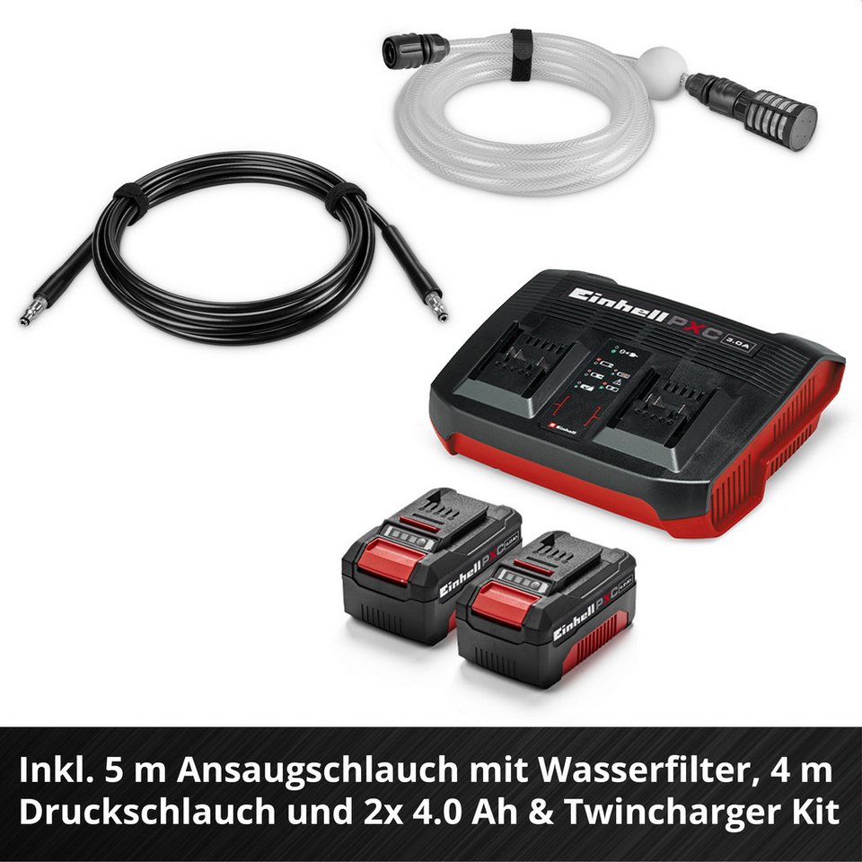 Einhell HYPRESSO 36/105 Akku-Hochdruckreiniger 36V 70 bar