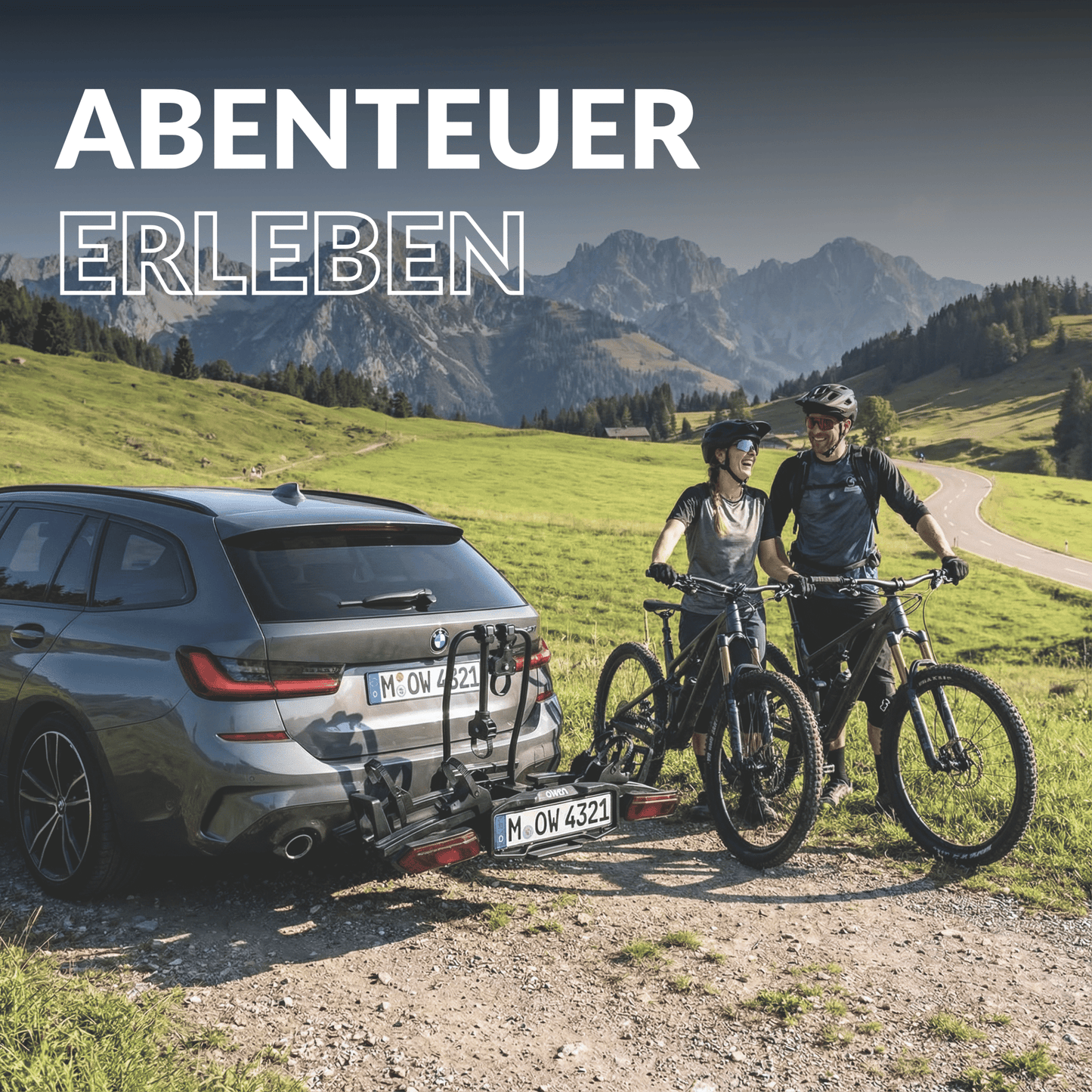 OWEN E-Bike Fahrradträger Anhängerkupplung 60 kg