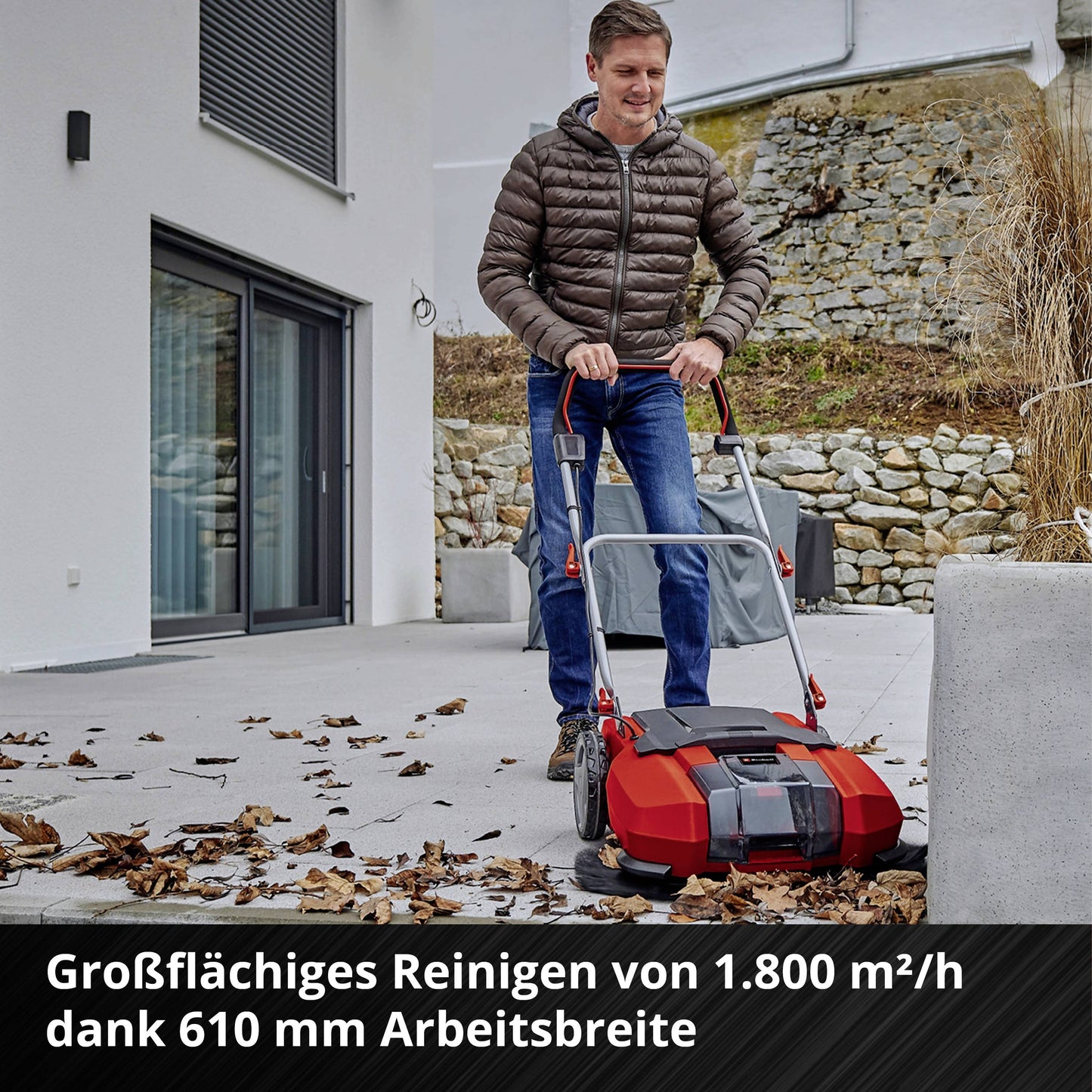 Einhell TE-SW 18/610 Li-Solo Akku-Kehrmaschine 18V