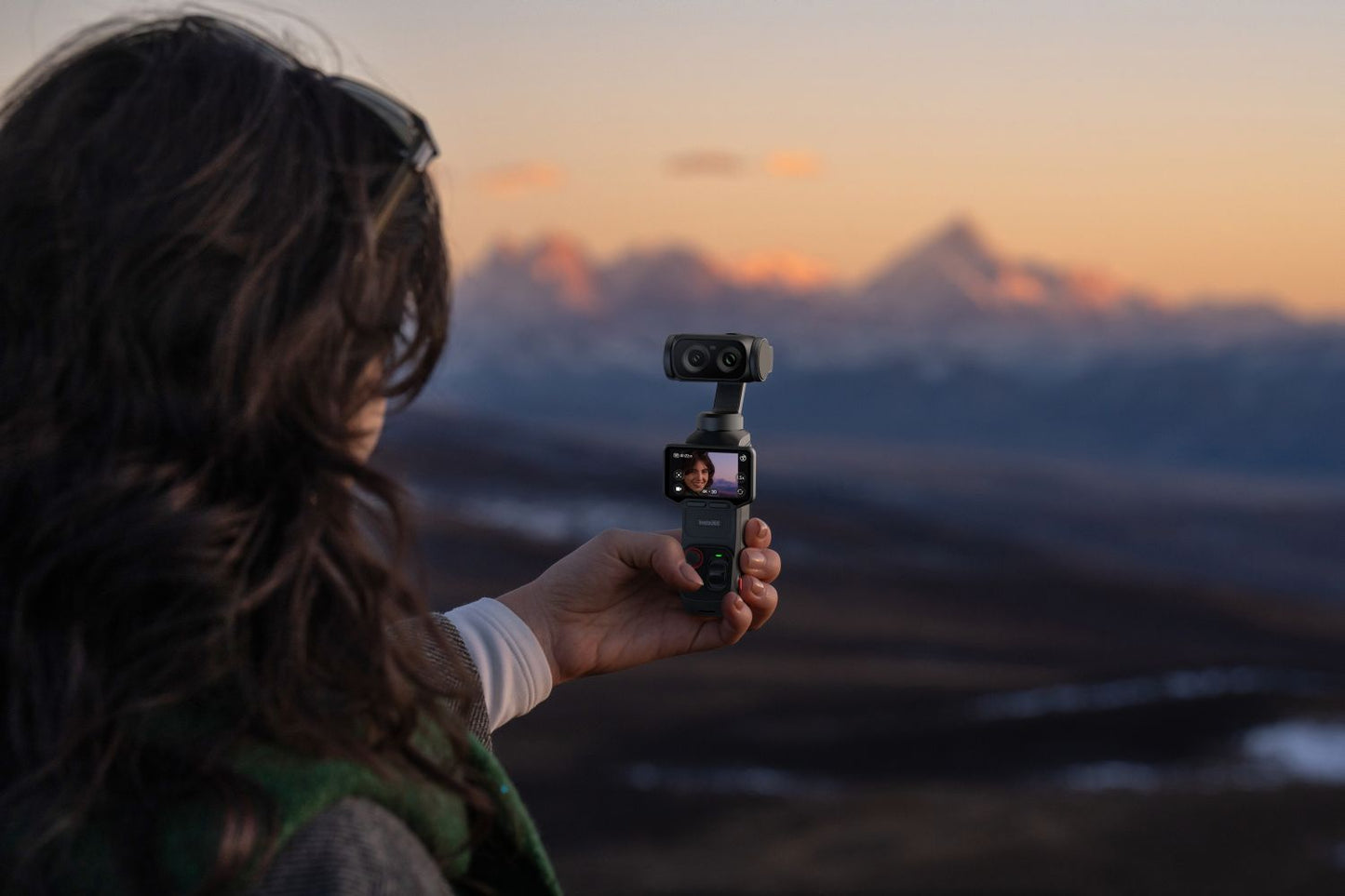 Insta360 Luna Ultra Standard Bundle Cosmic Black Gimbal-Kamera