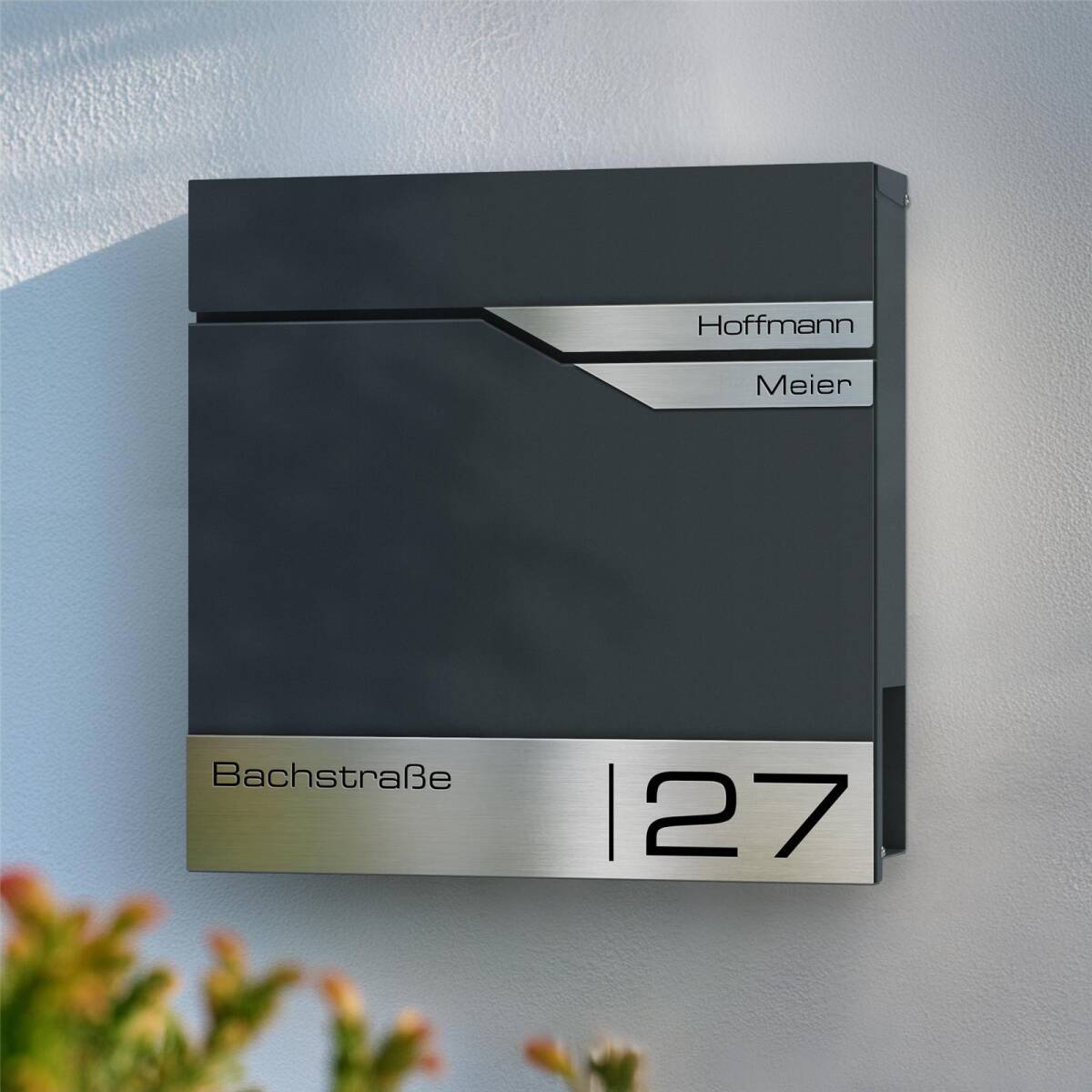 Metzler Albrecht Briefkasten Anthrazit RAL 7016