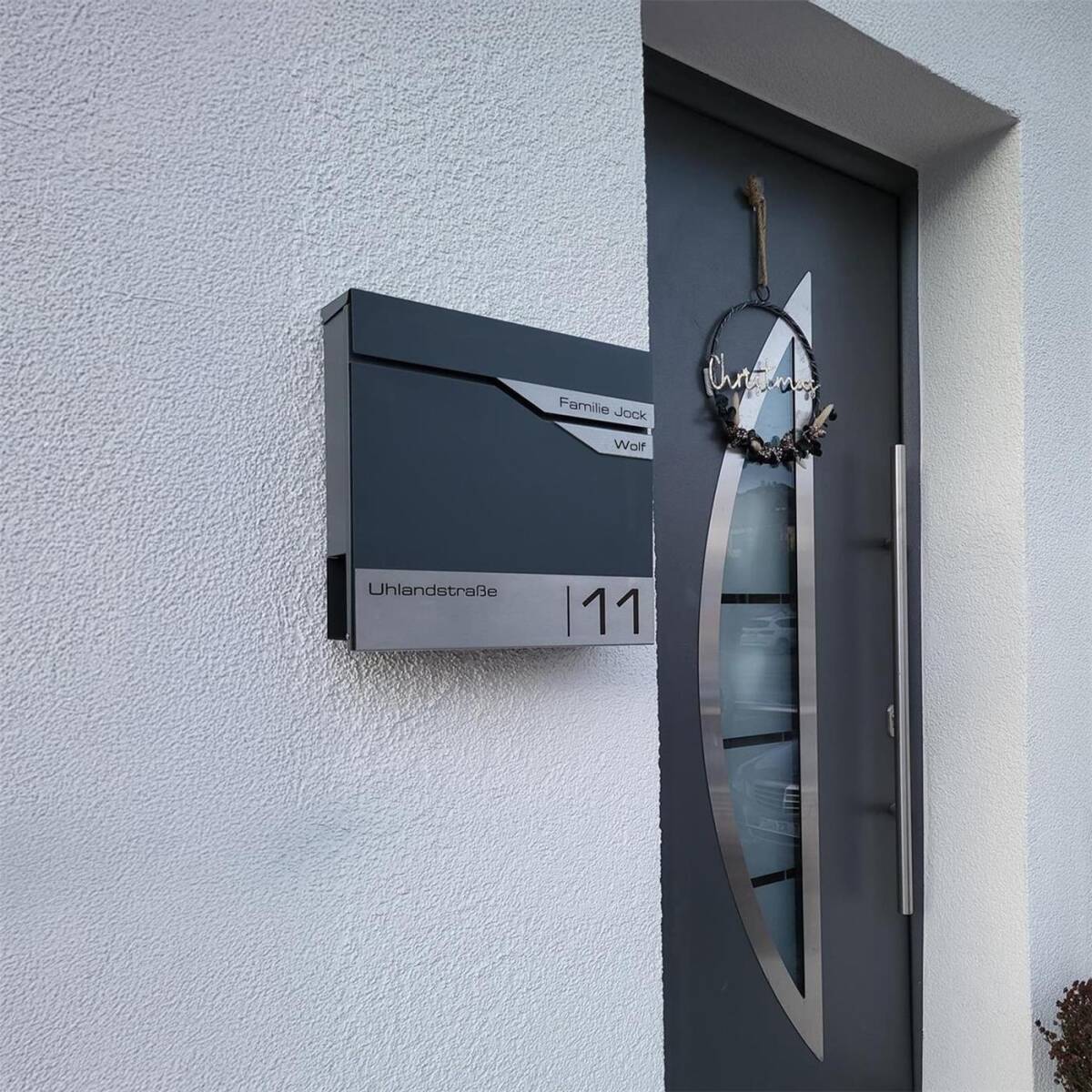 Metzler Albrecht Briefkasten Anthrazit RAL 7016
