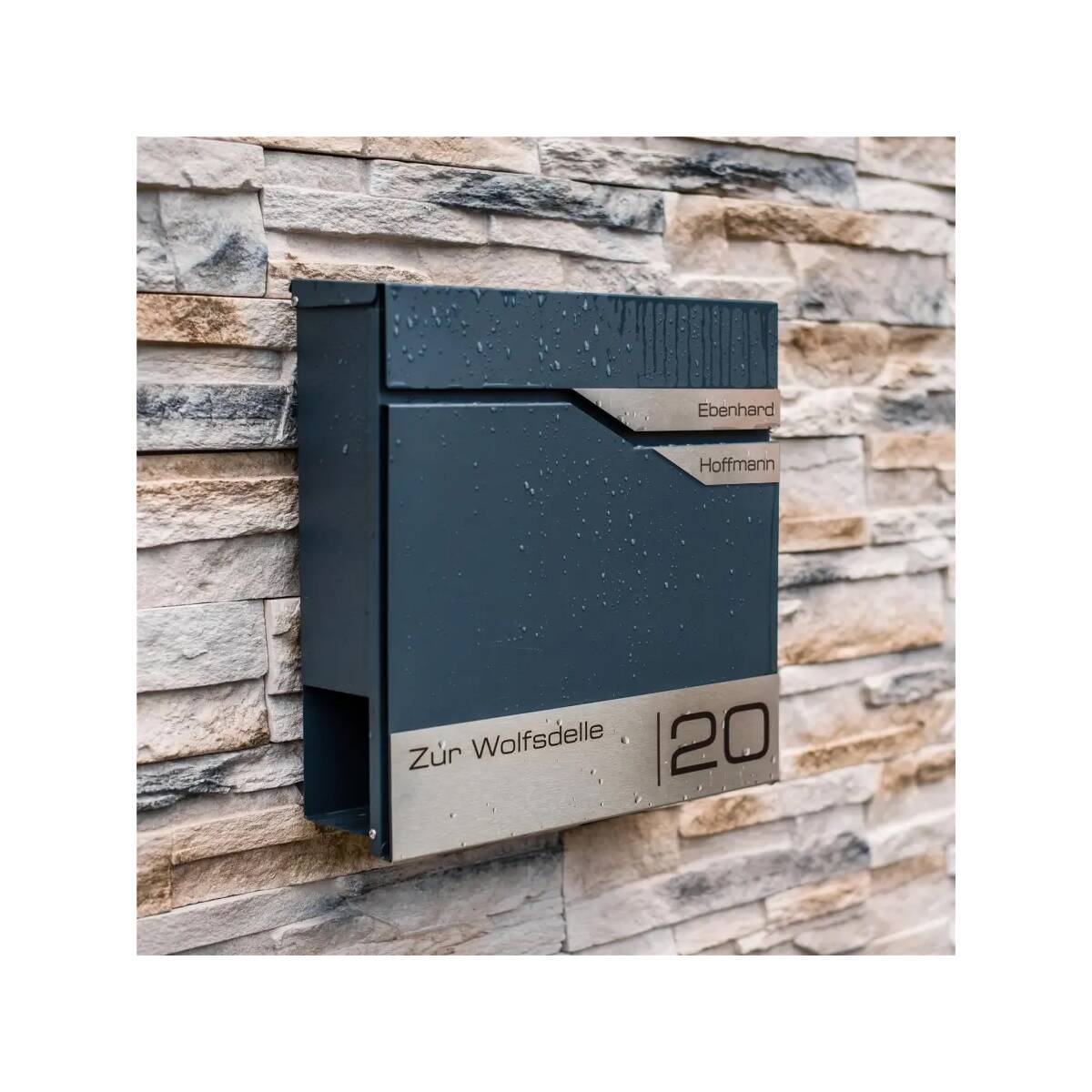 Metzler Albrecht Briefkasten Anthrazit RAL 7016