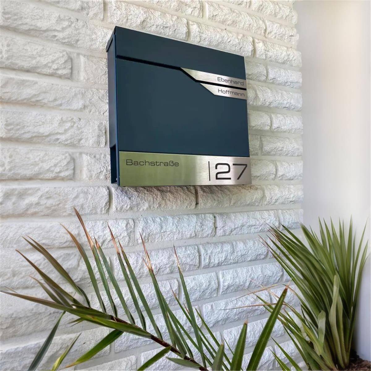 Metzler Albrecht Briefkasten Anthrazit RAL 7016