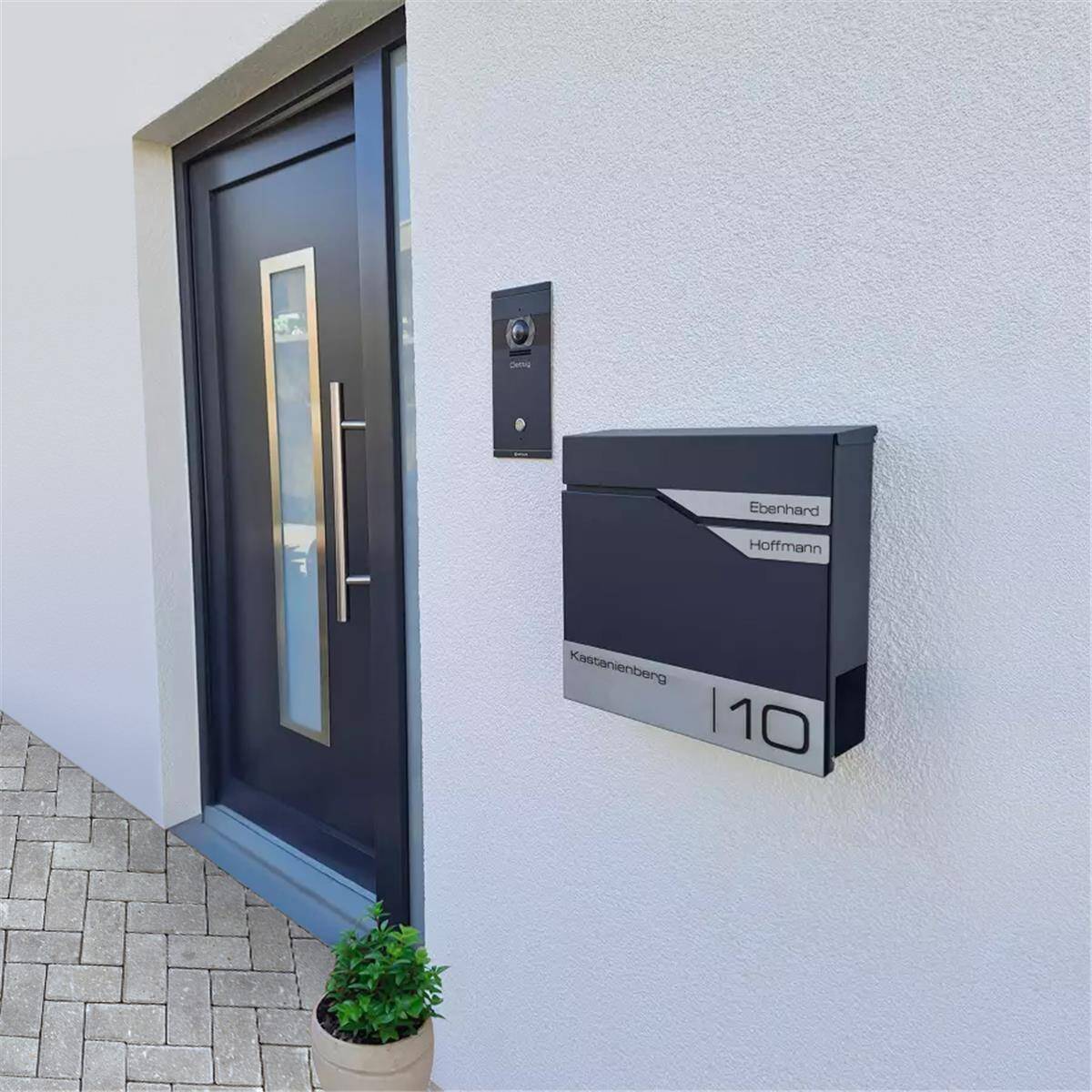 Metzler Albrecht Briefkasten Anthrazit RAL 7016