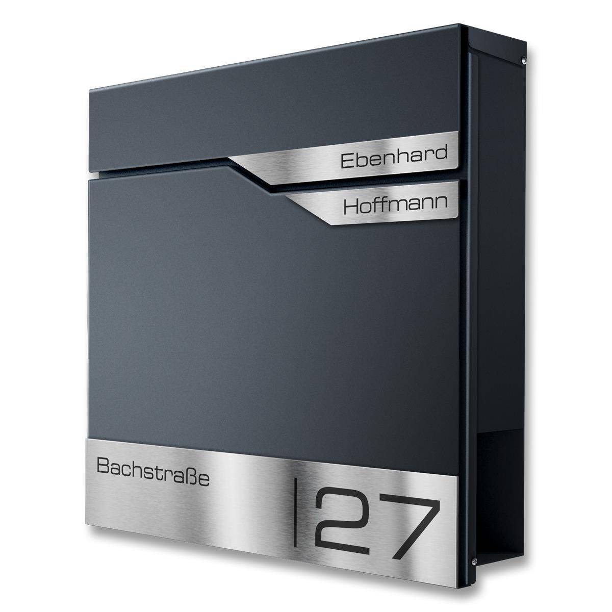 Metzler Albrecht Briefkasten Anthrazit RAL 7016