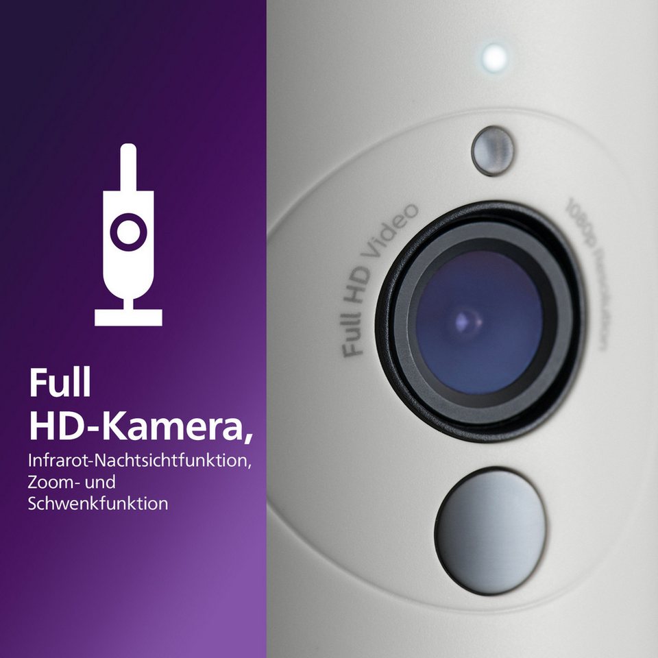 Philips AVENT SCD953/26 Video-Babyphone Full-HD 400m Weiß