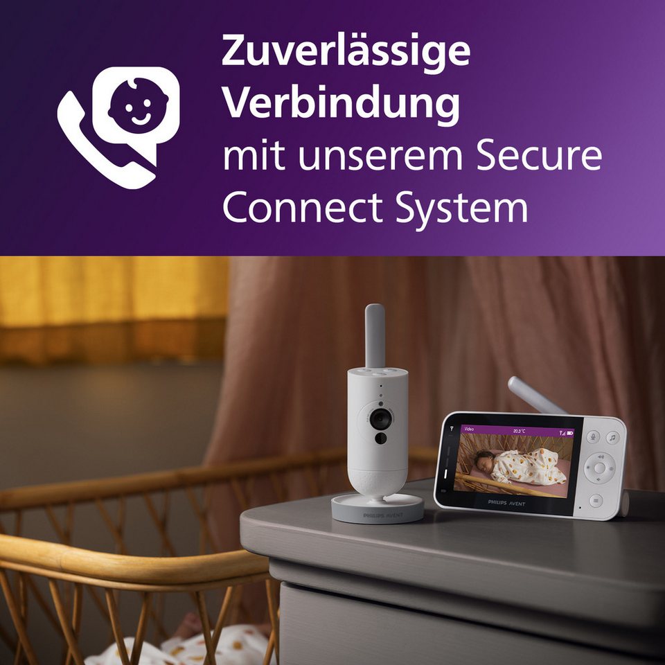 Philips AVENT SCD953/26 Video-Babyphone Full-HD 400m Weiß