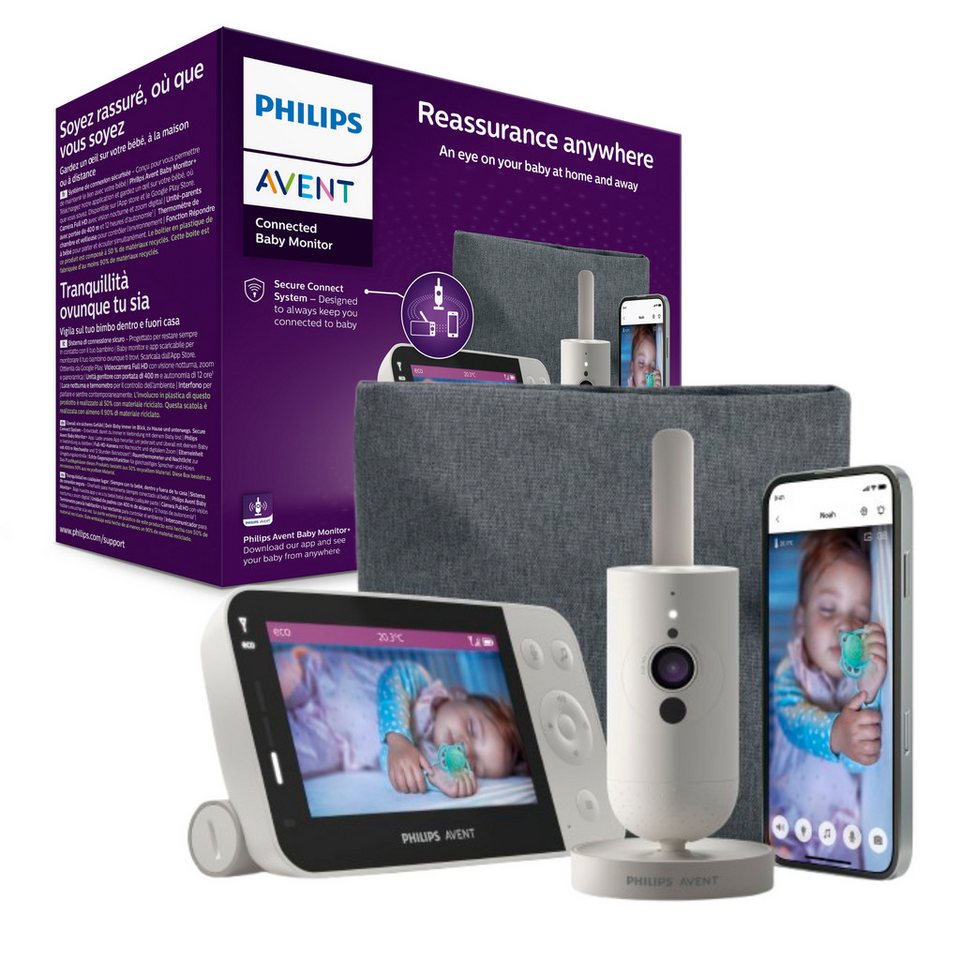 Philips AVENT SCD953/26 Video-Babyphone Full-HD 400m Weiß