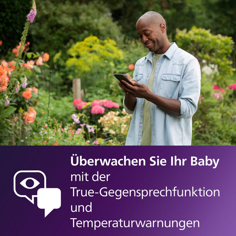 Philips AVENT SCD953/26 Video-Babyphone Full-HD 400m Weiß